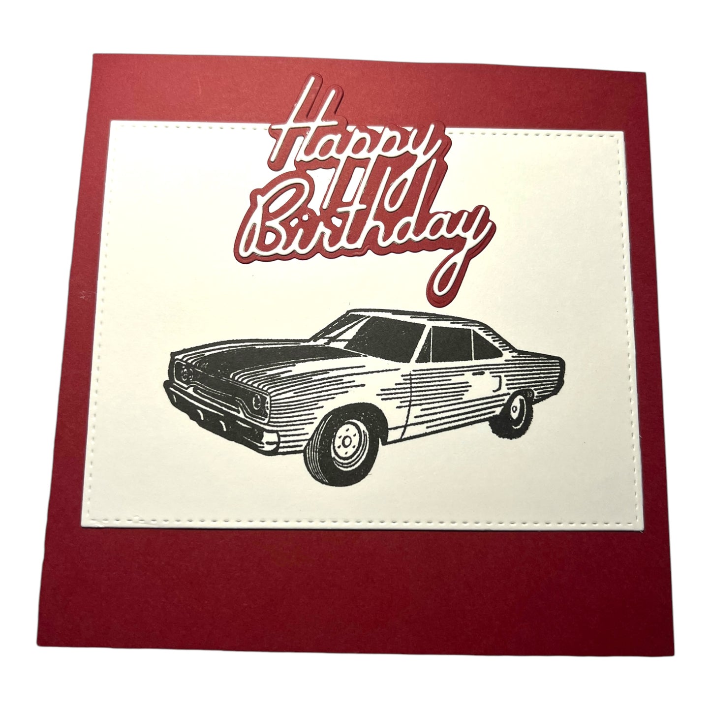 Vehicle Birthday Card