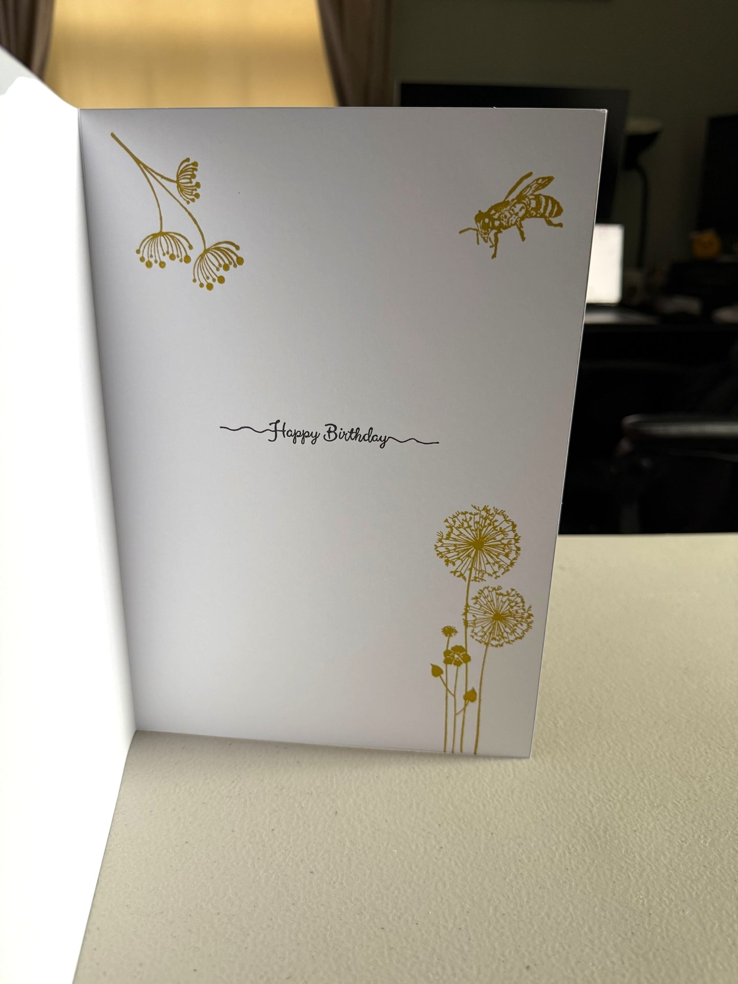 Bee Birthday Card