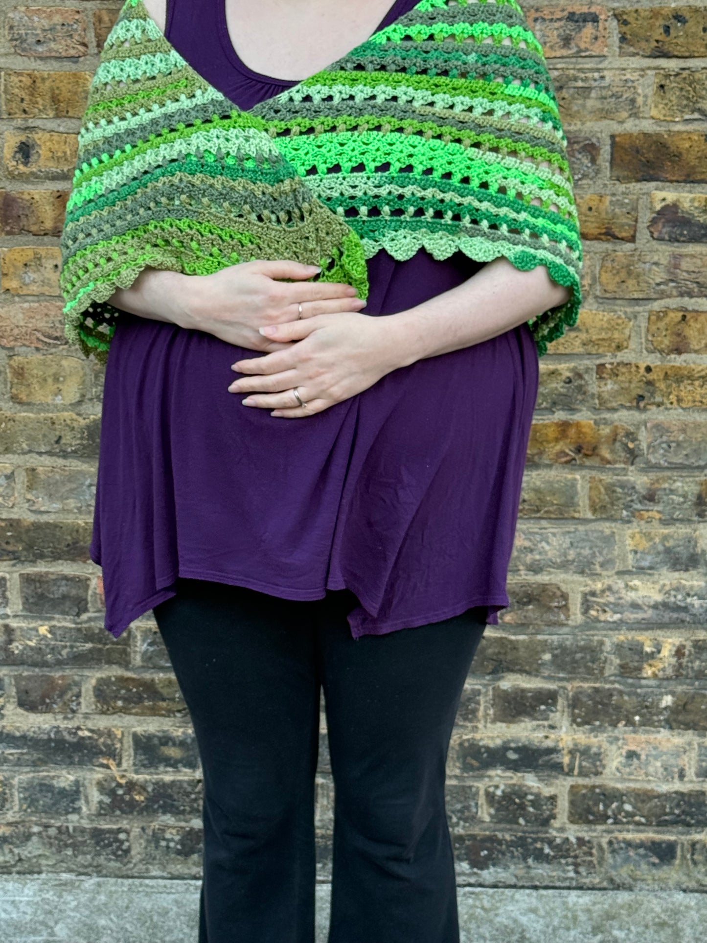 Crochet Melancholy Echos Shawl