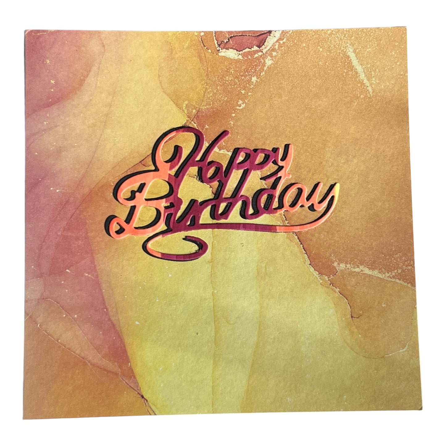 Volcano Birthday Card