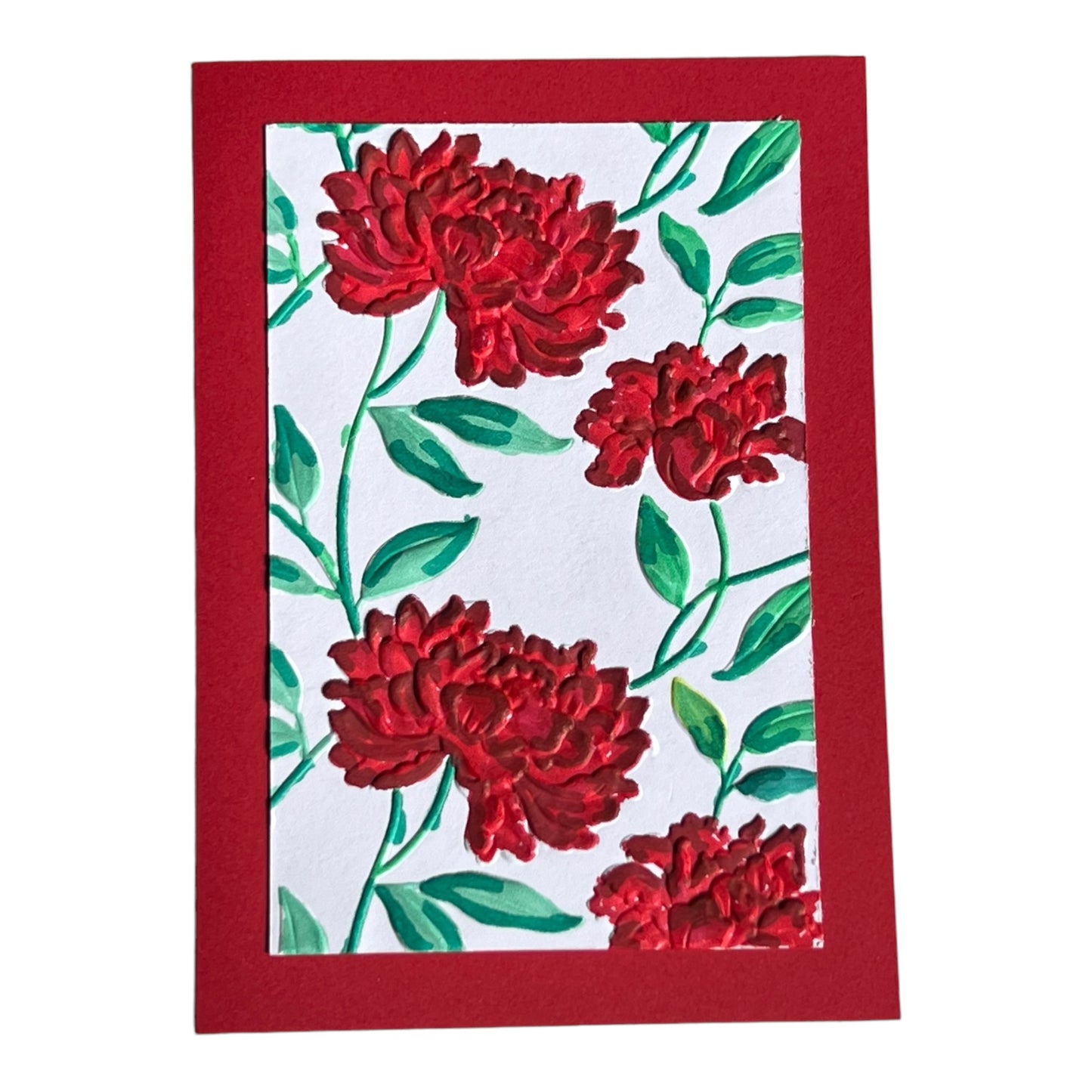 Peony Birthday Card