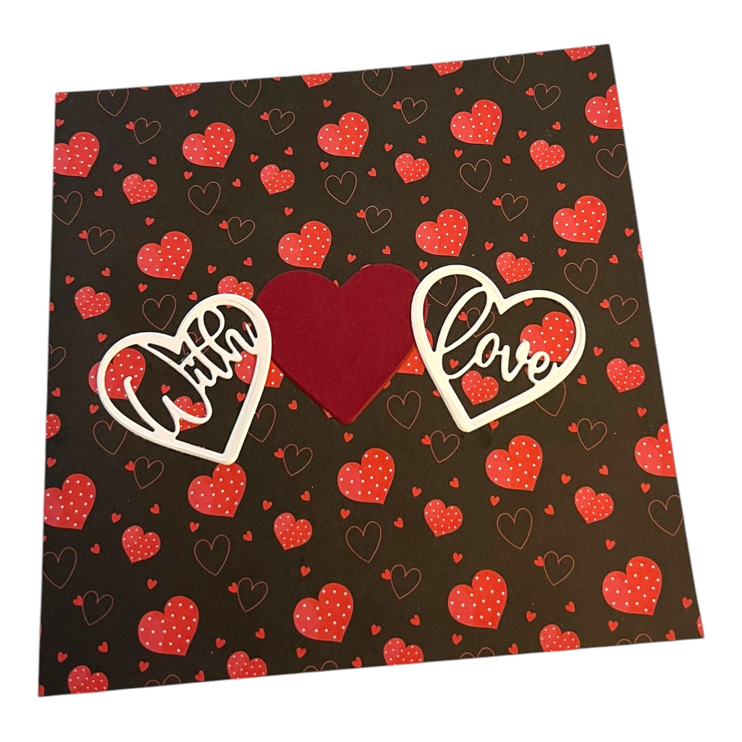 “With Love” Valentines Day Card