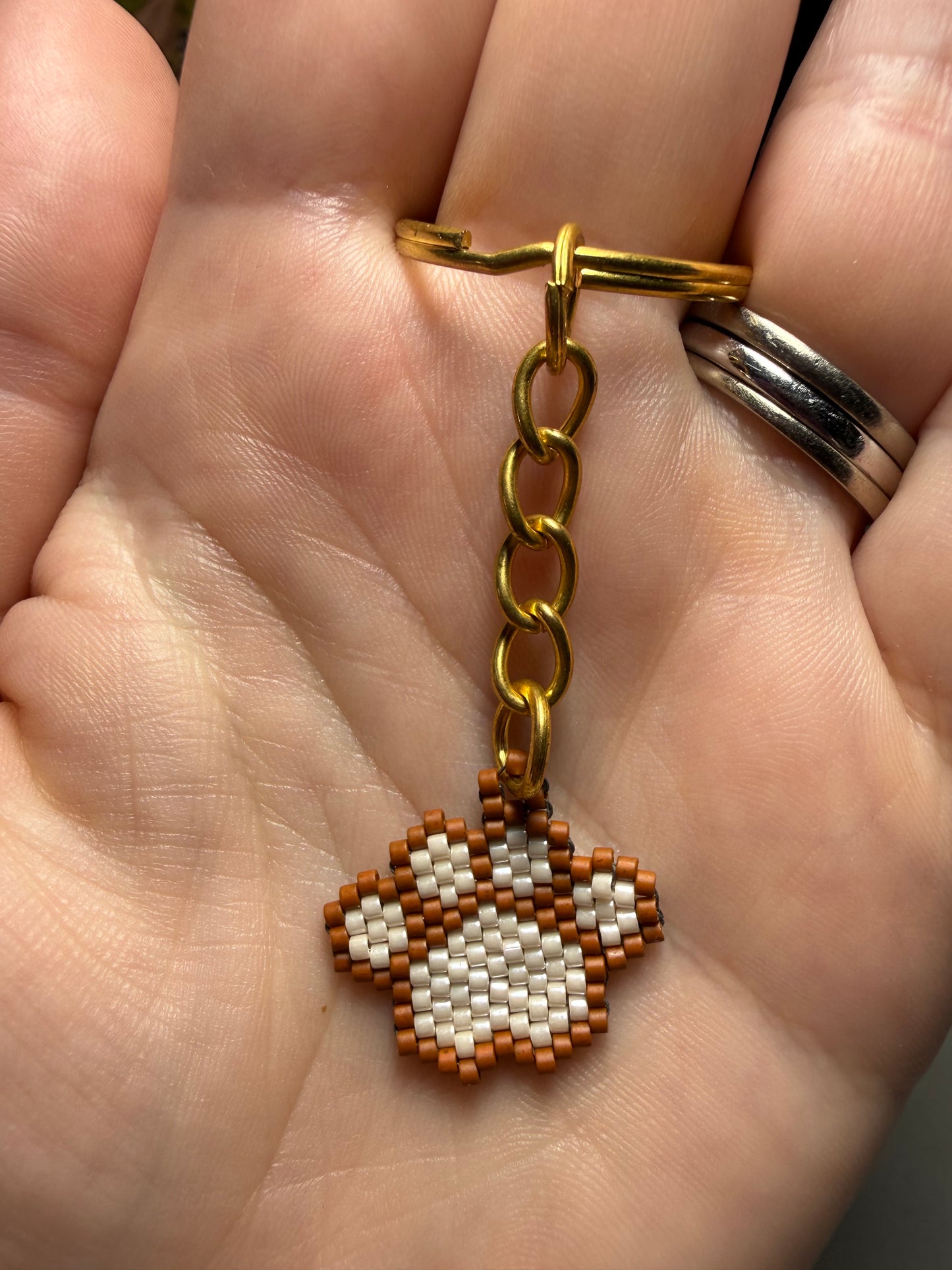 Paw Print Keyring