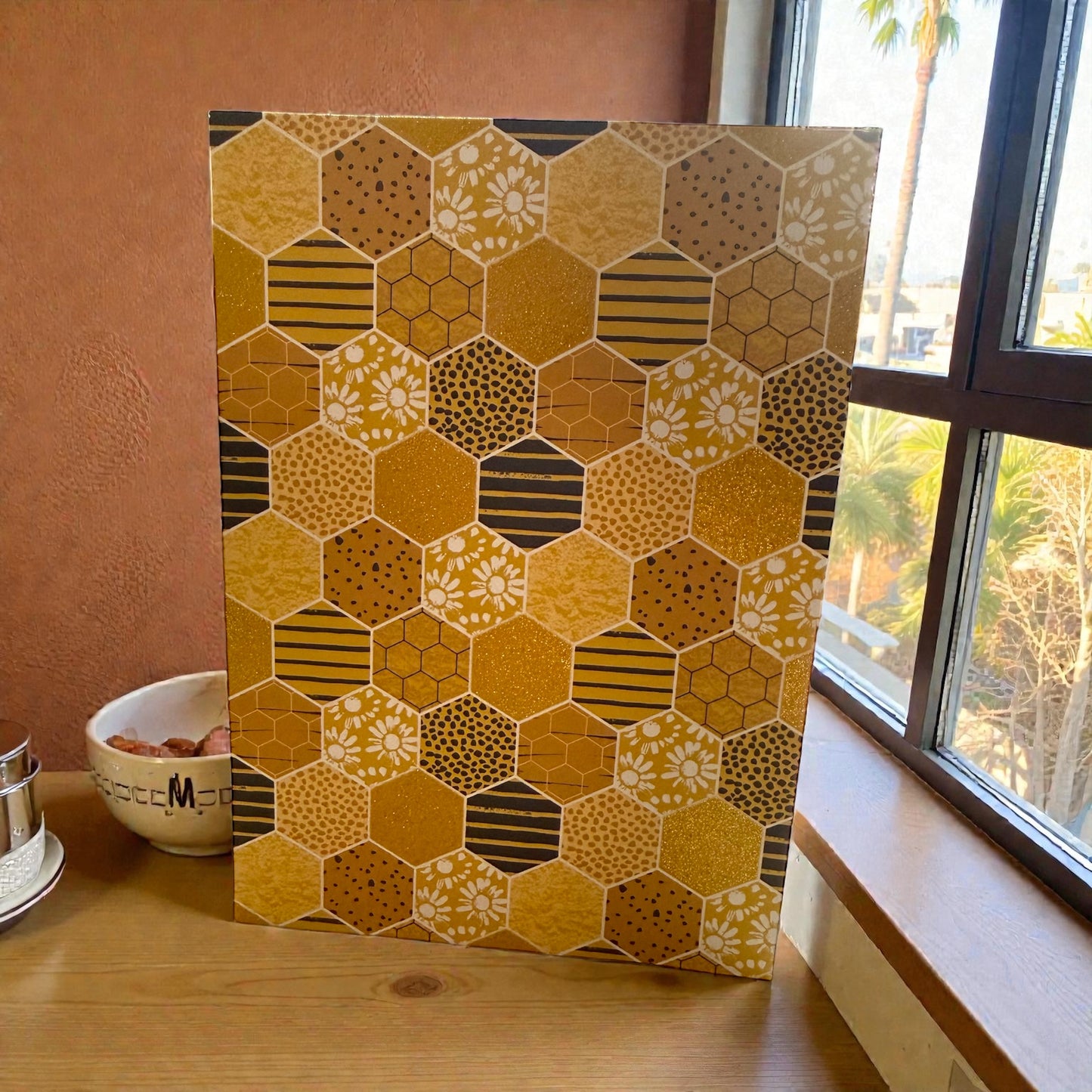 Blank Honeycomb Card 6x4in