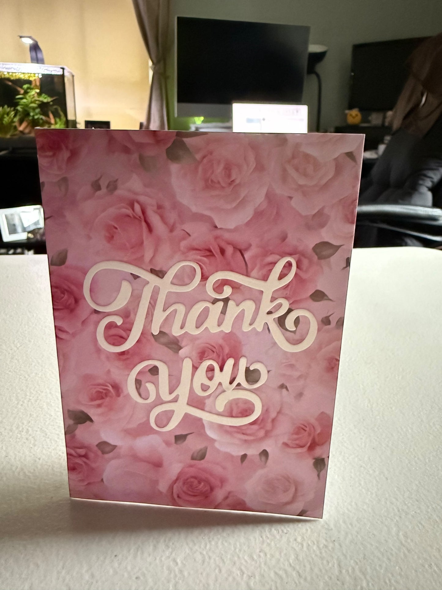 6x4 Thank You Card