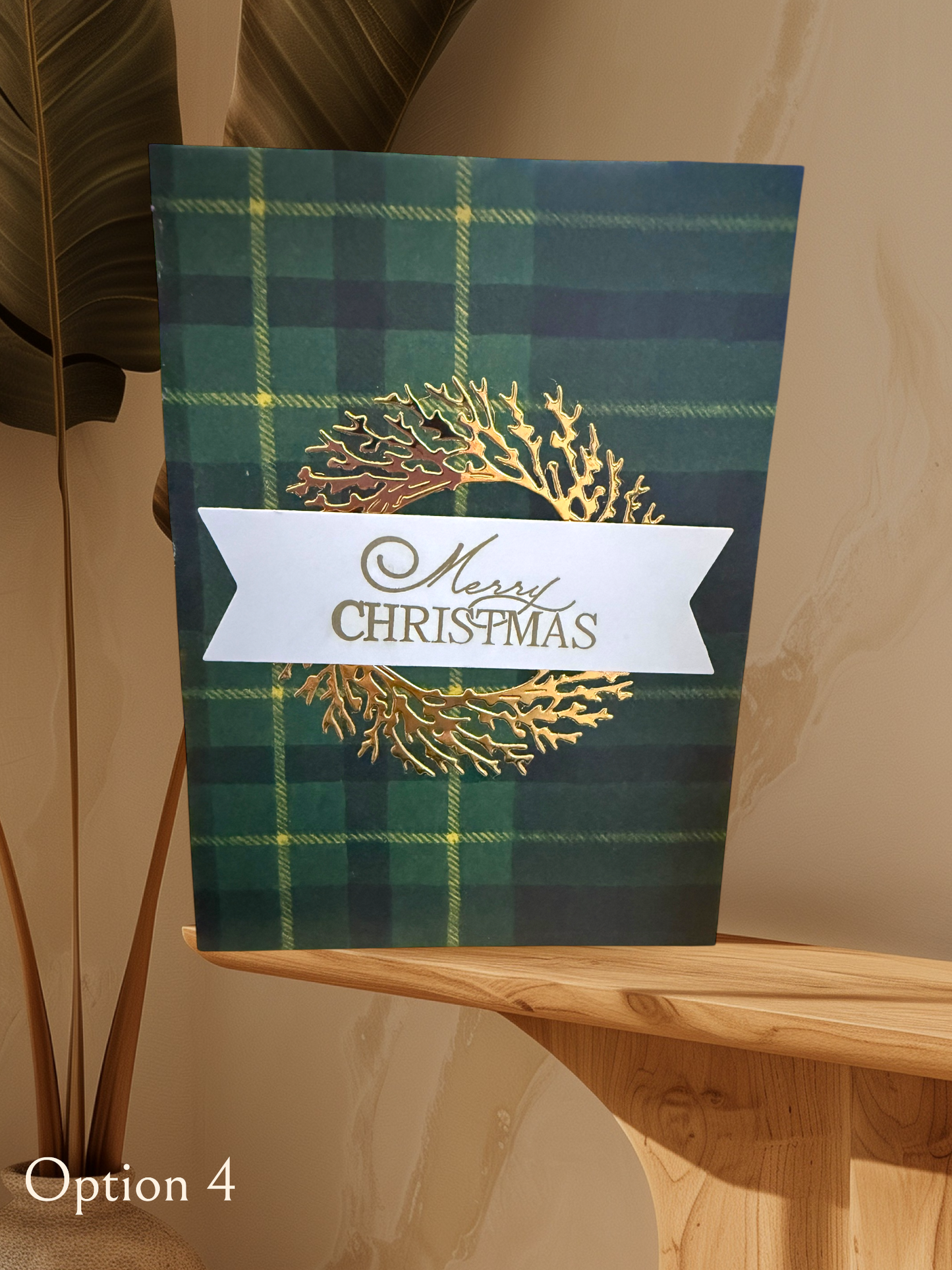 5x7 Tartan Christmas Cards