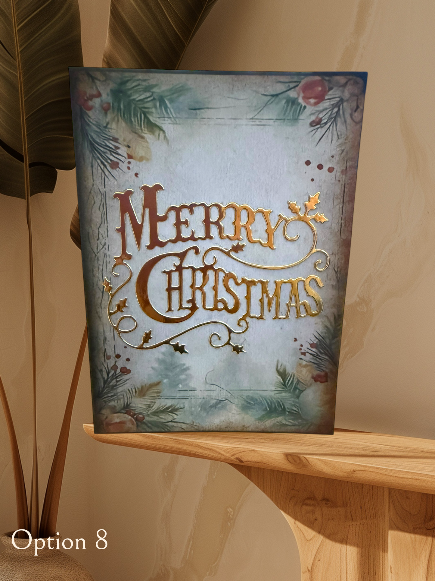 6x4 Traditional Christmas Card