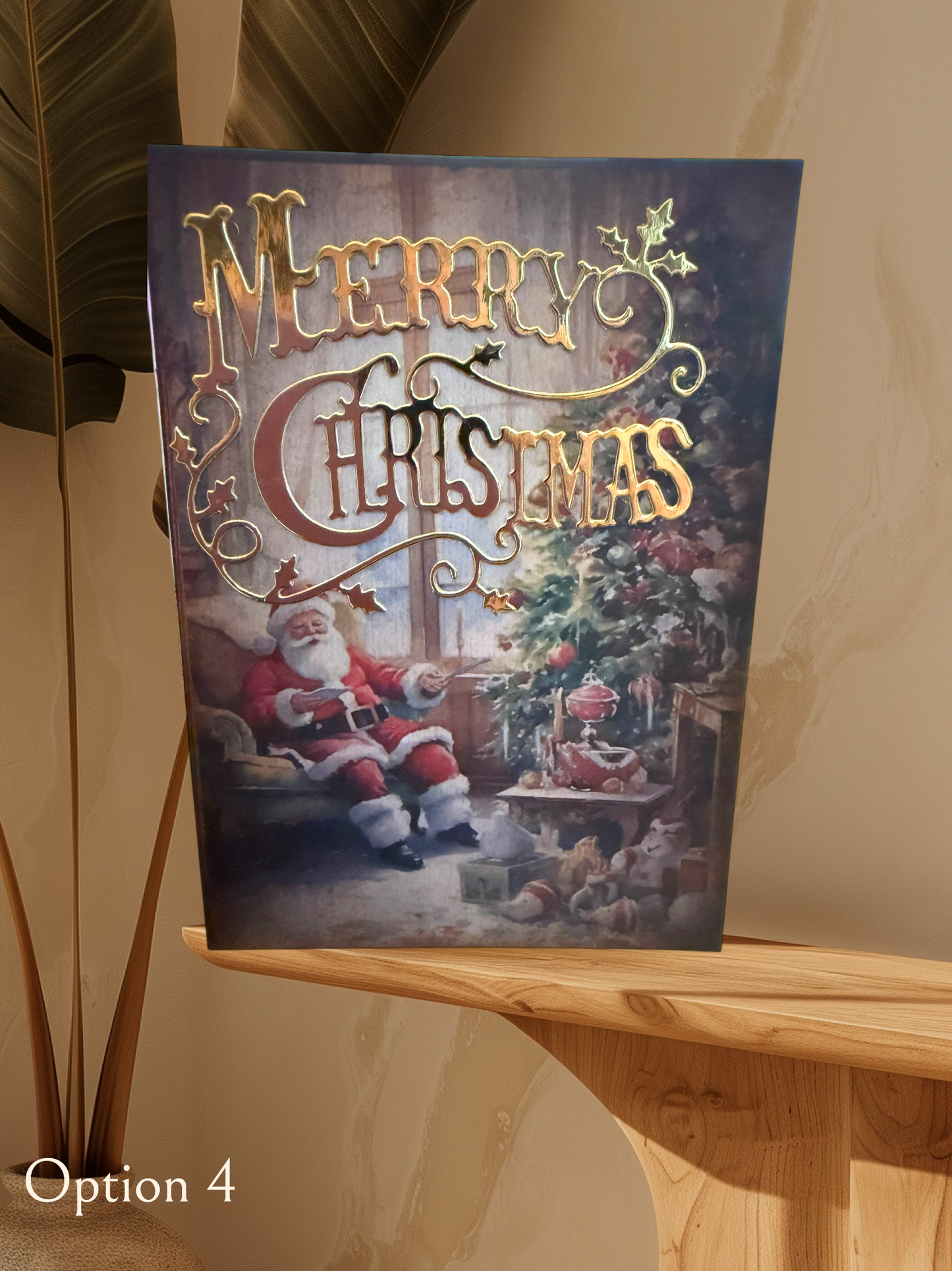 6x4 Traditional Christmas Card
