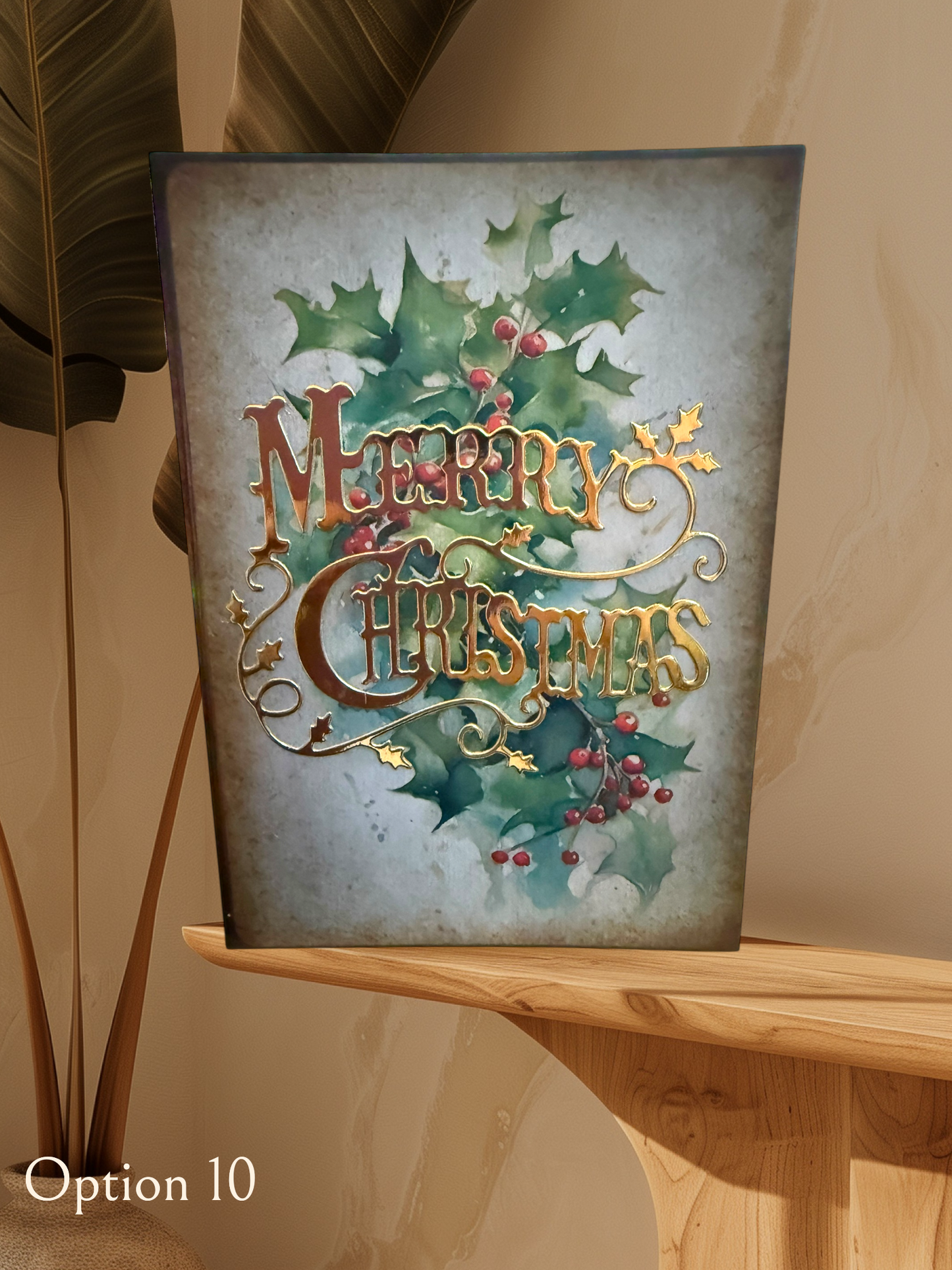 6x4 Traditional Christmas Card