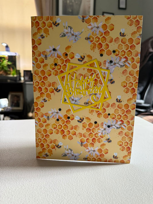Bee Birthday Card