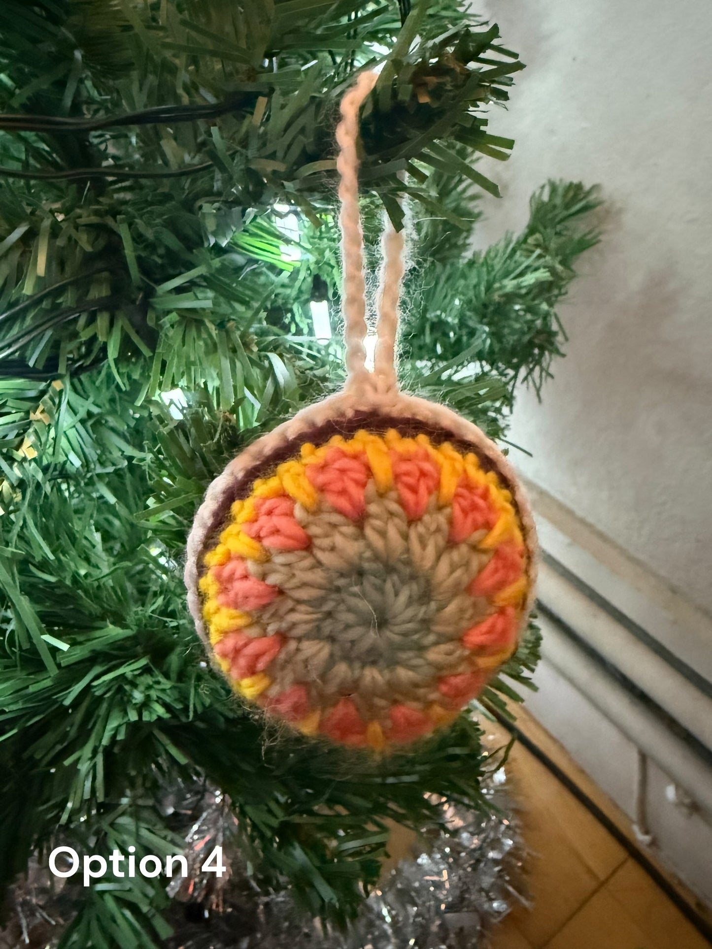 Crochet Christmas Tree Baubles