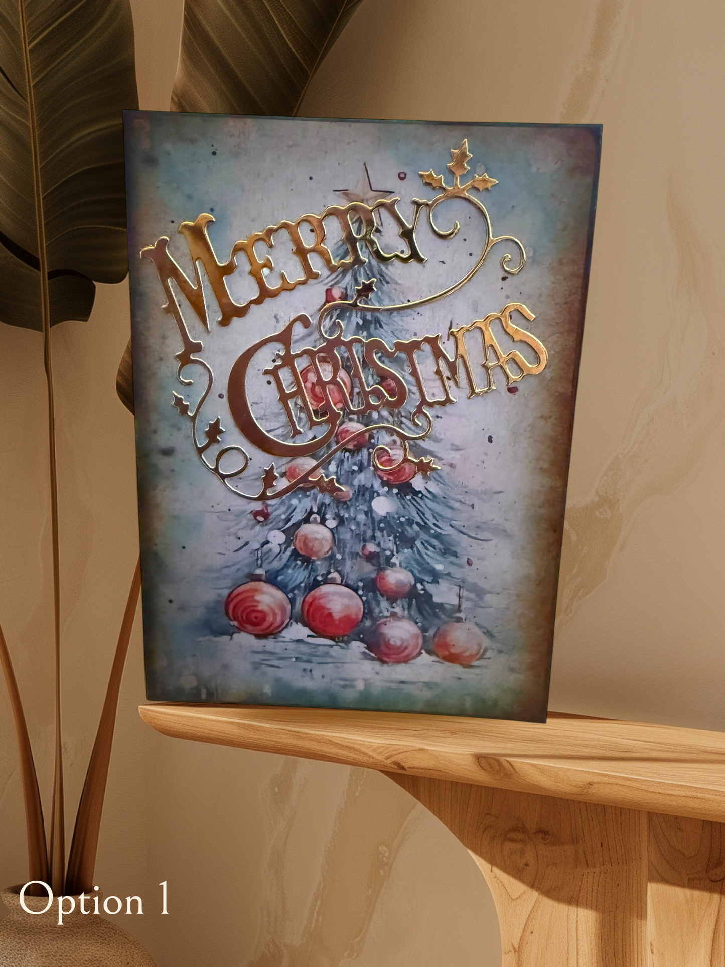 6x4 Traditional Christmas Card