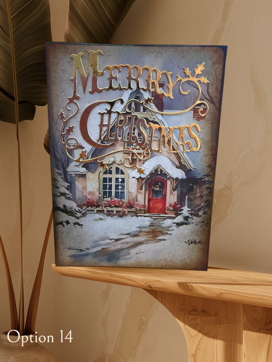 6x4 Traditional Christmas Card