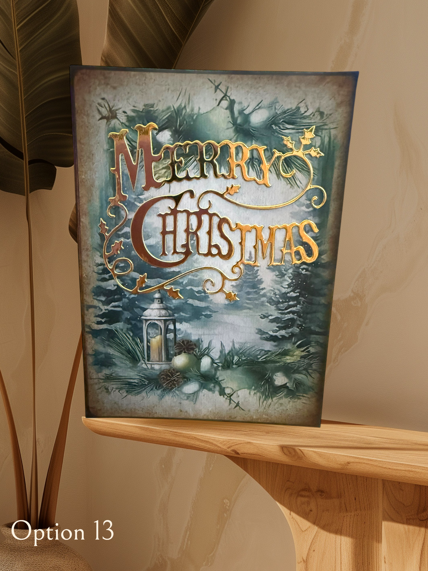 6x4 Traditional Christmas Card