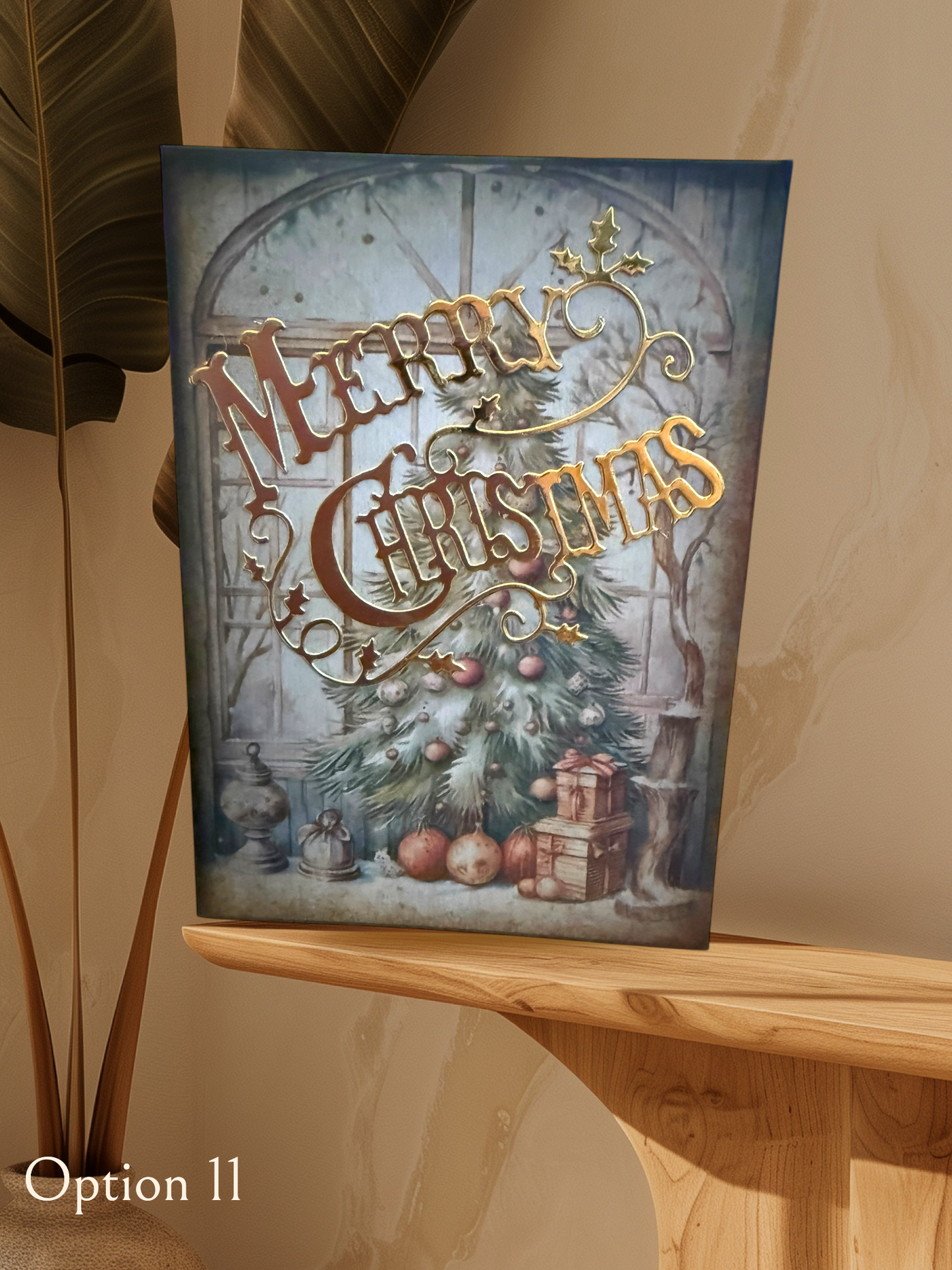 6x4 Traditional Christmas Card