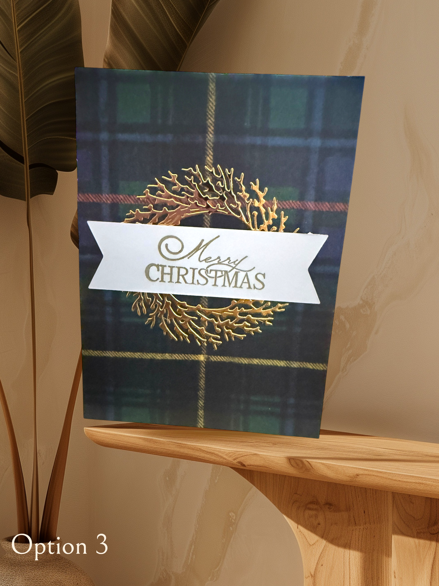 5x7 Tartan Christmas Cards