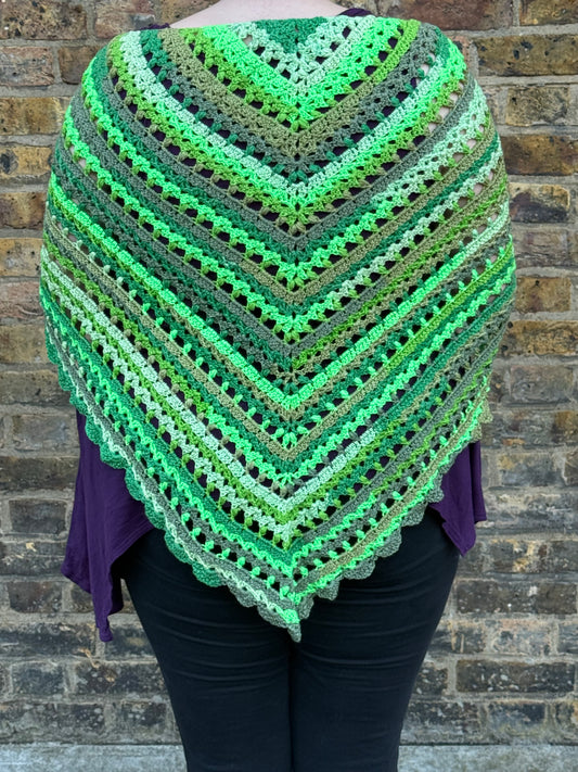 Crochet Melancholy Echos Shawl