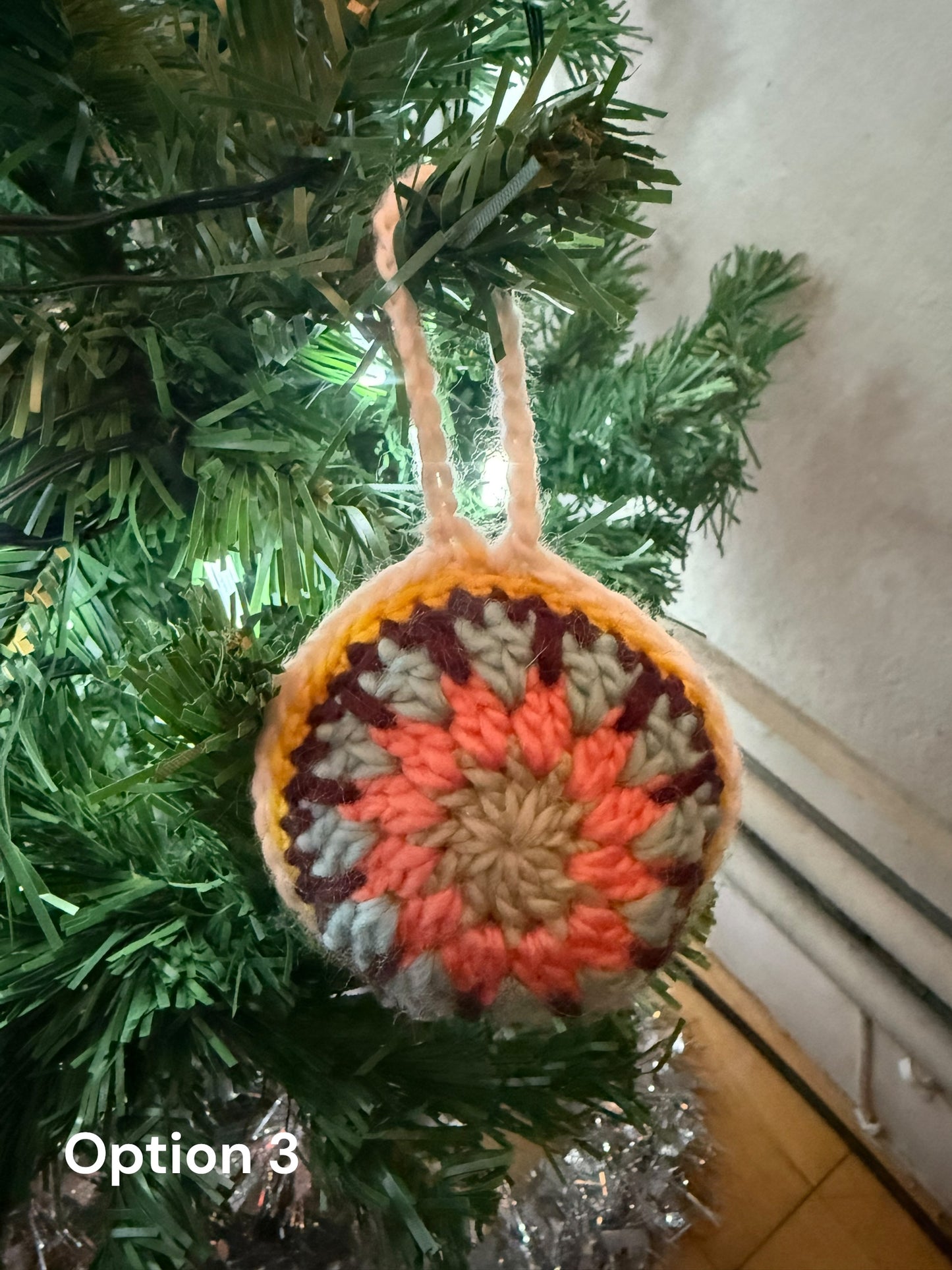 Crochet Christmas Tree Baubles
