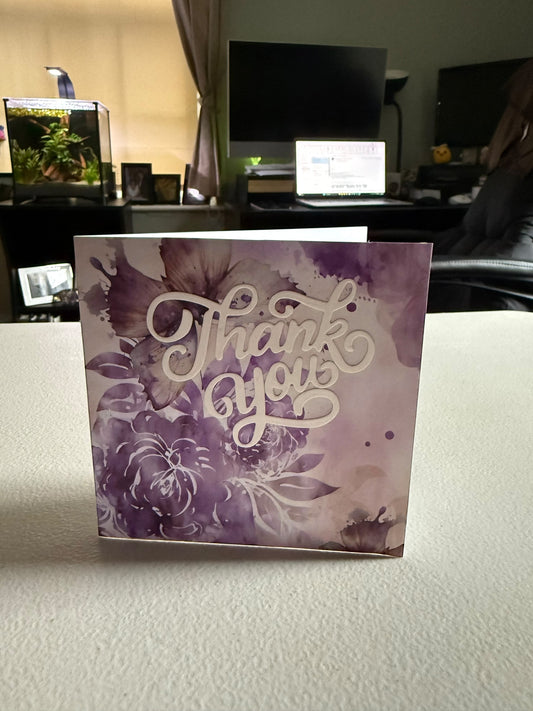 5x5 Thank You Card