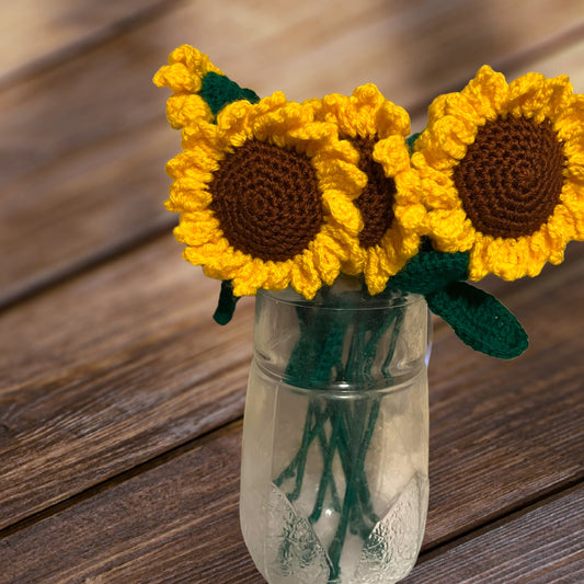 Crochet Sunflowers