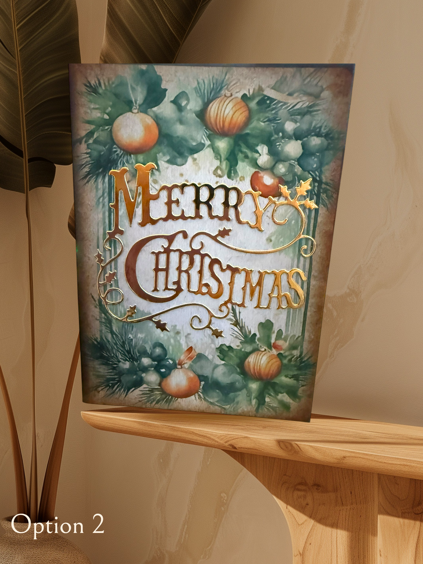 6x4 Traditional Christmas Card