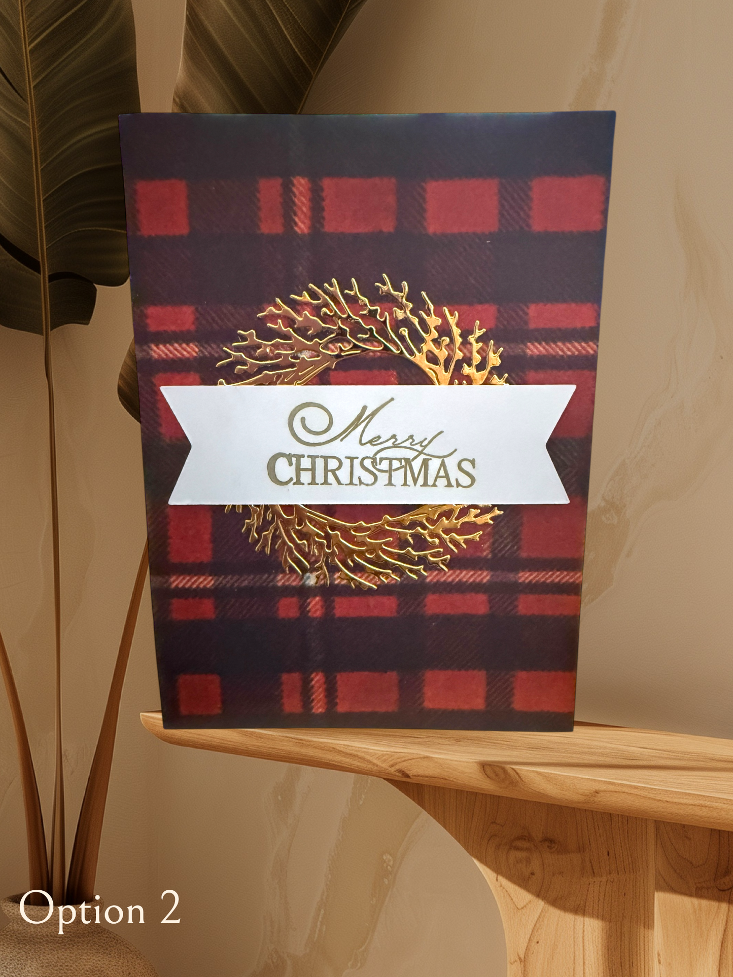 5x7 Tartan Christmas Cards