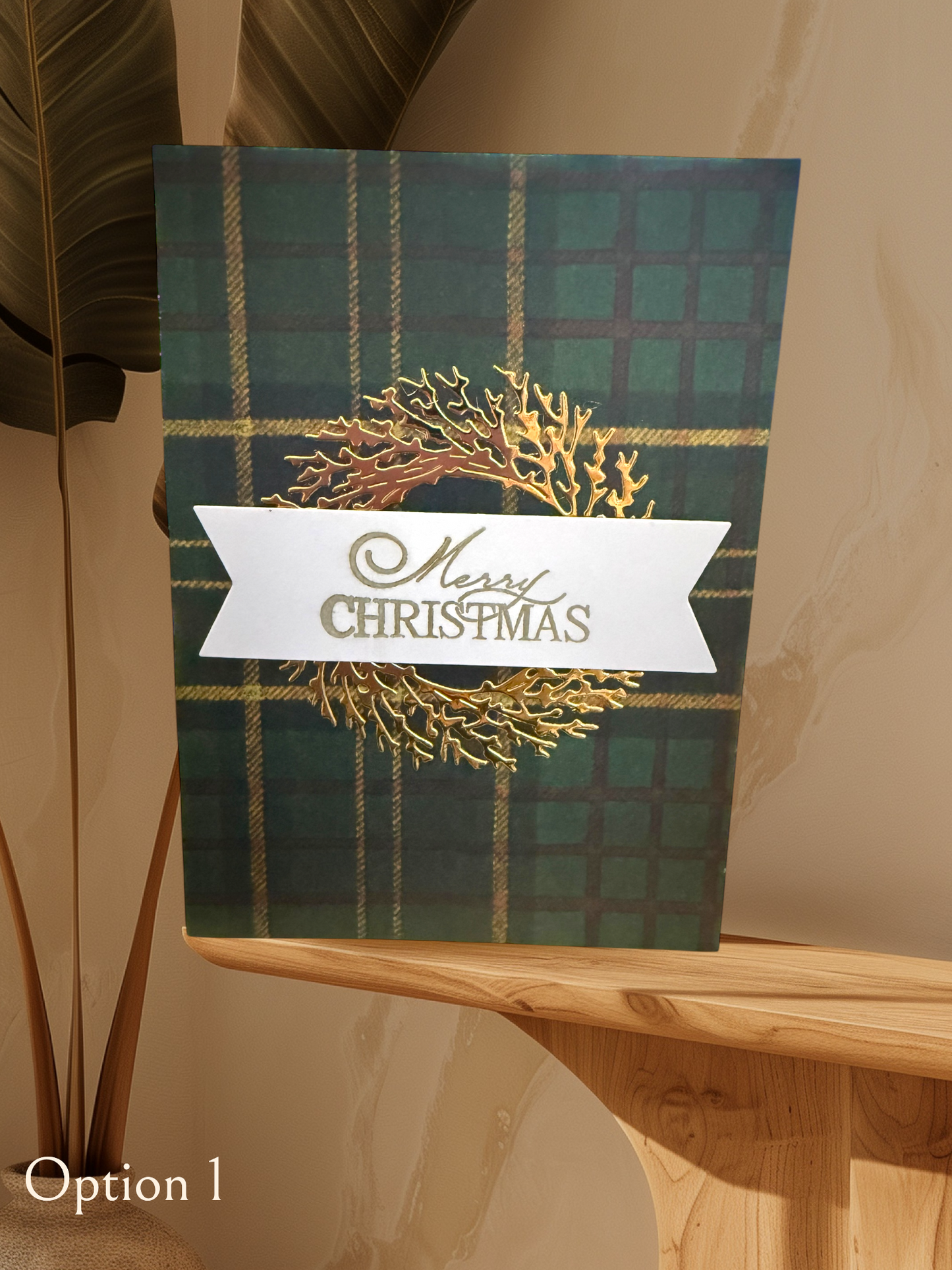 5x7 Tartan Christmas Cards