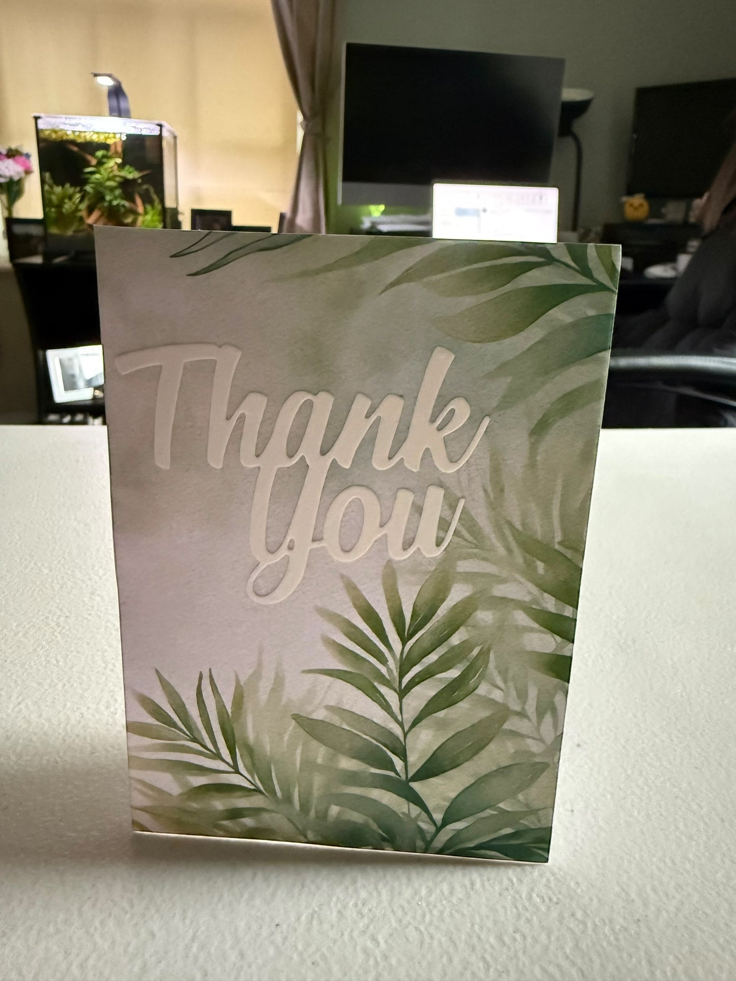 6x4 Thank You Card