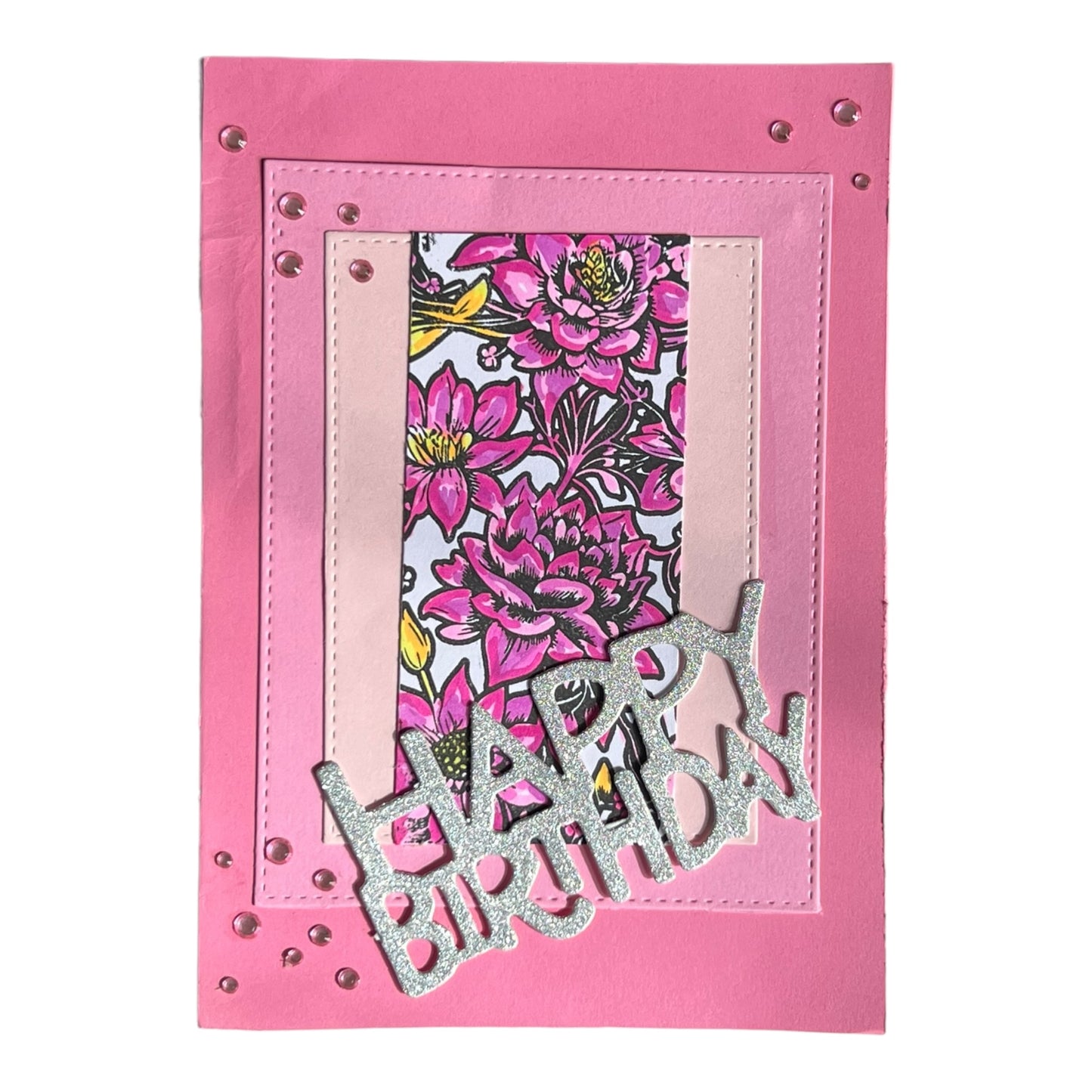 Dahlia Birthday Card