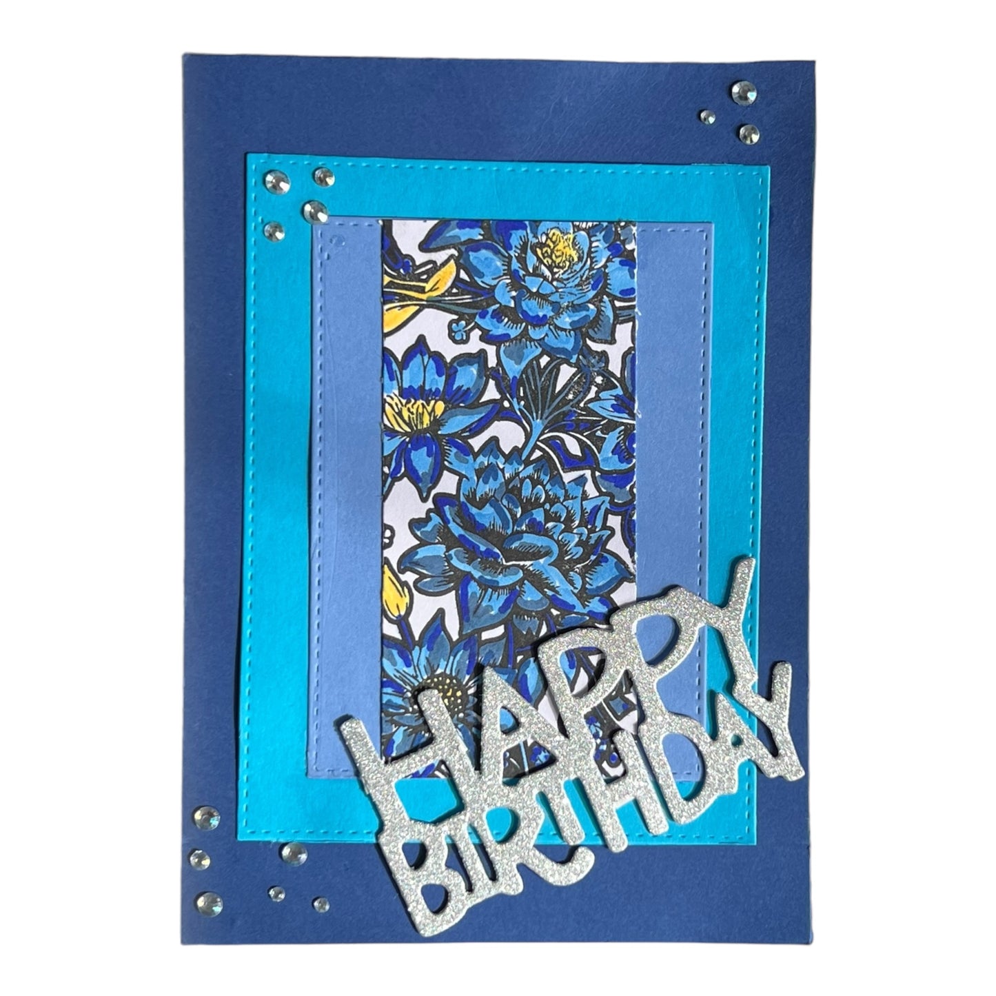 Dahlia Birthday Card