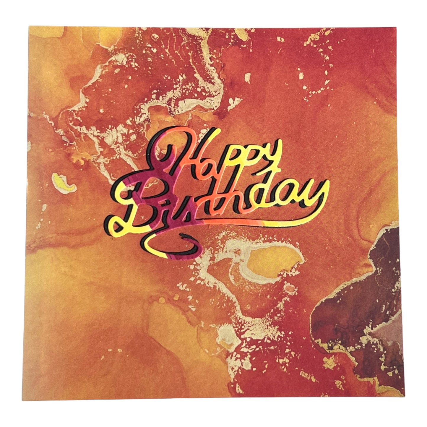 Volcano Birthday Card