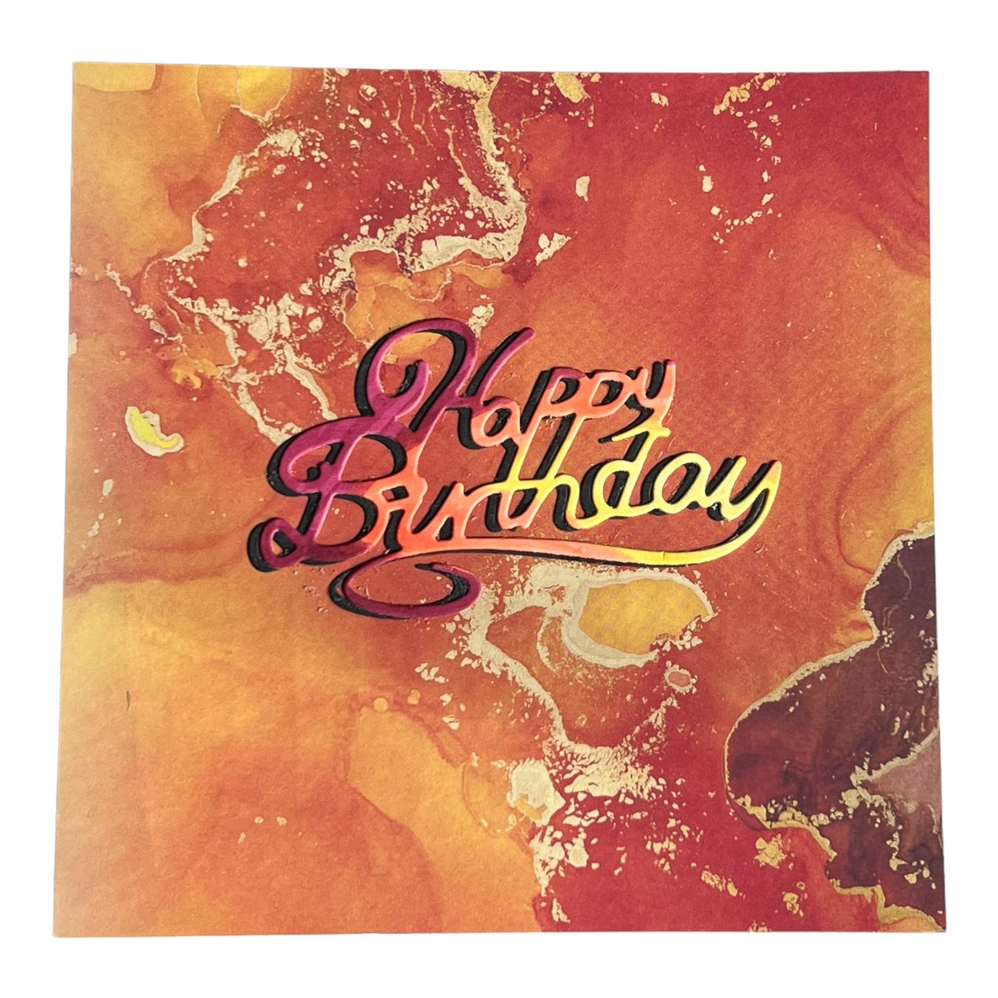 Volcano Birthday Card