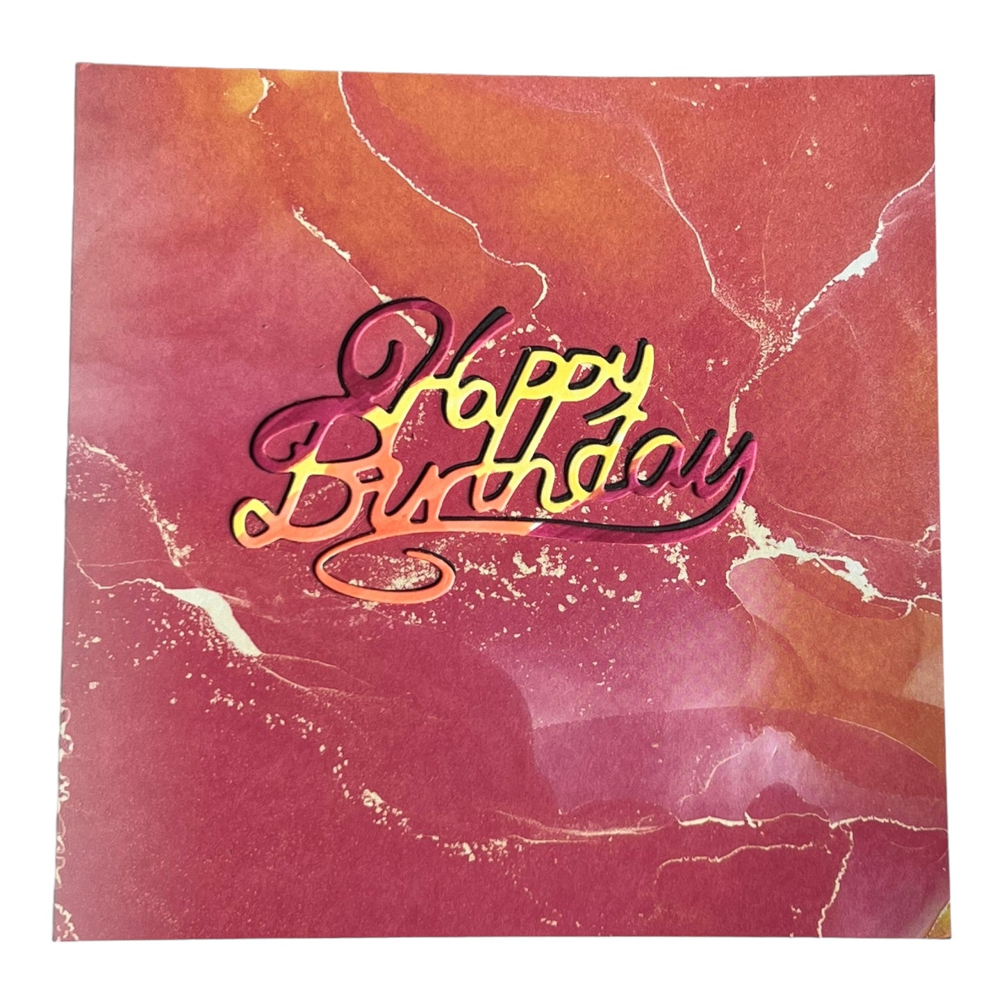 Volcano Birthday Card