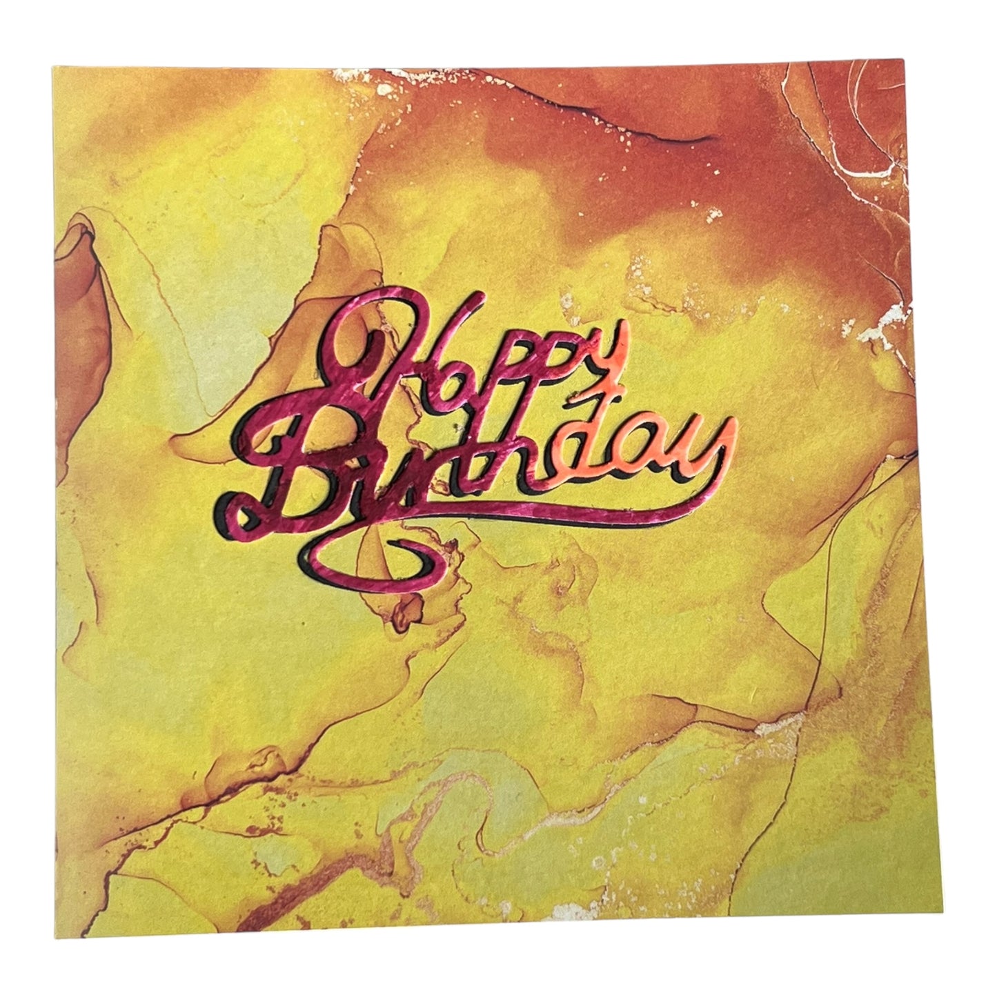 Volcano Birthday Card