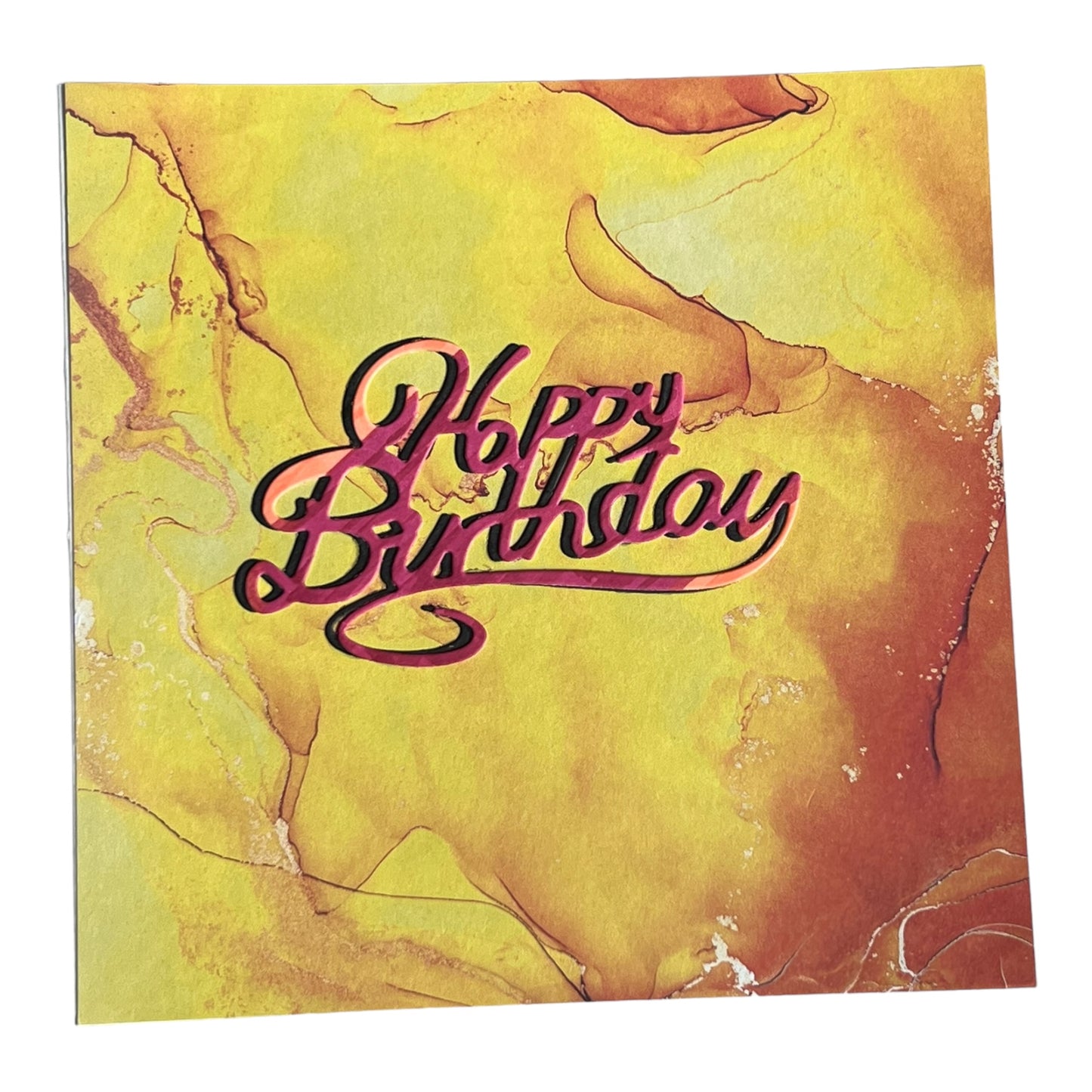 Volcano Birthday Card