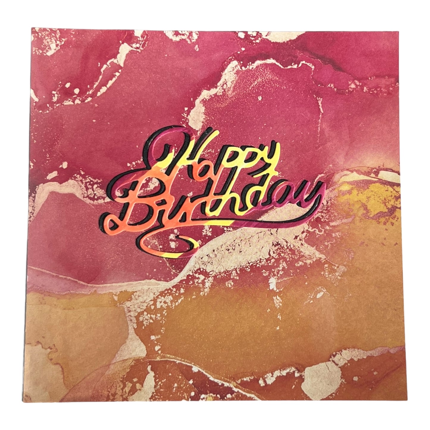 Volcano Birthday Card