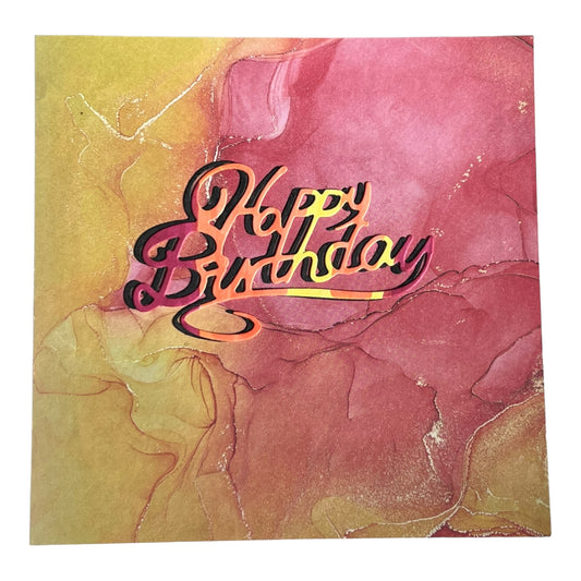 Volcano Birthday Card