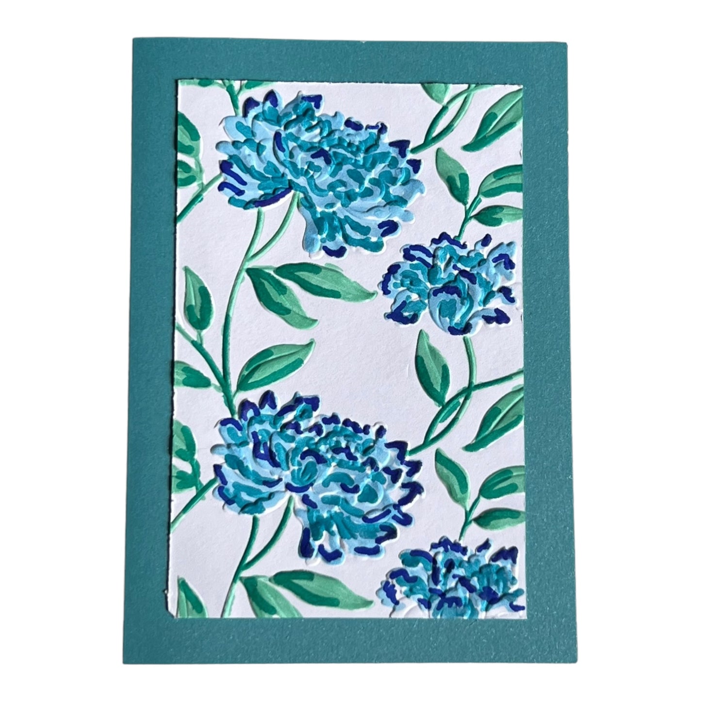 Peony Birthday Card