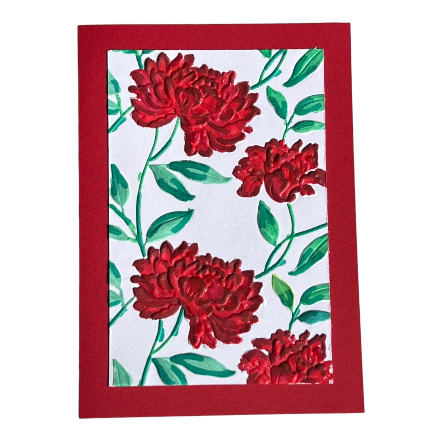 Peony Birthday Card