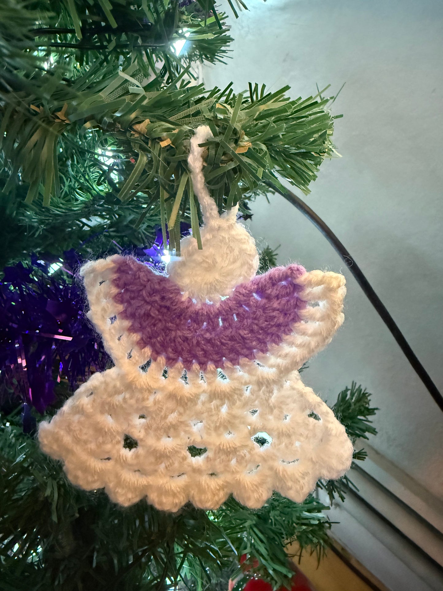 Crochet Angel Ornament