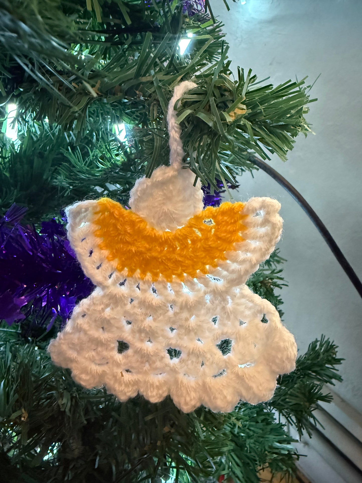 Crochet Angel Ornament
