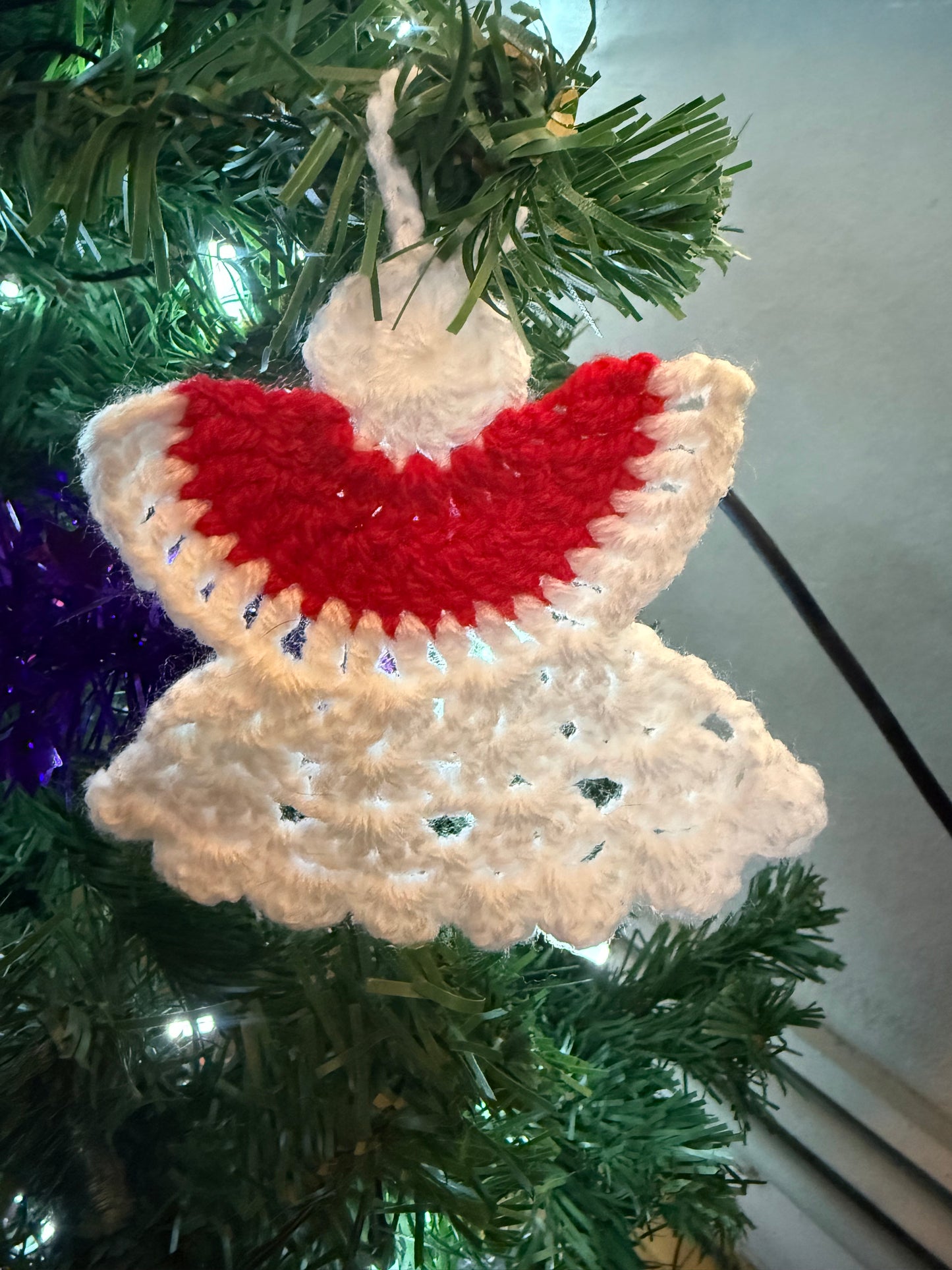 Crochet Angel Ornament