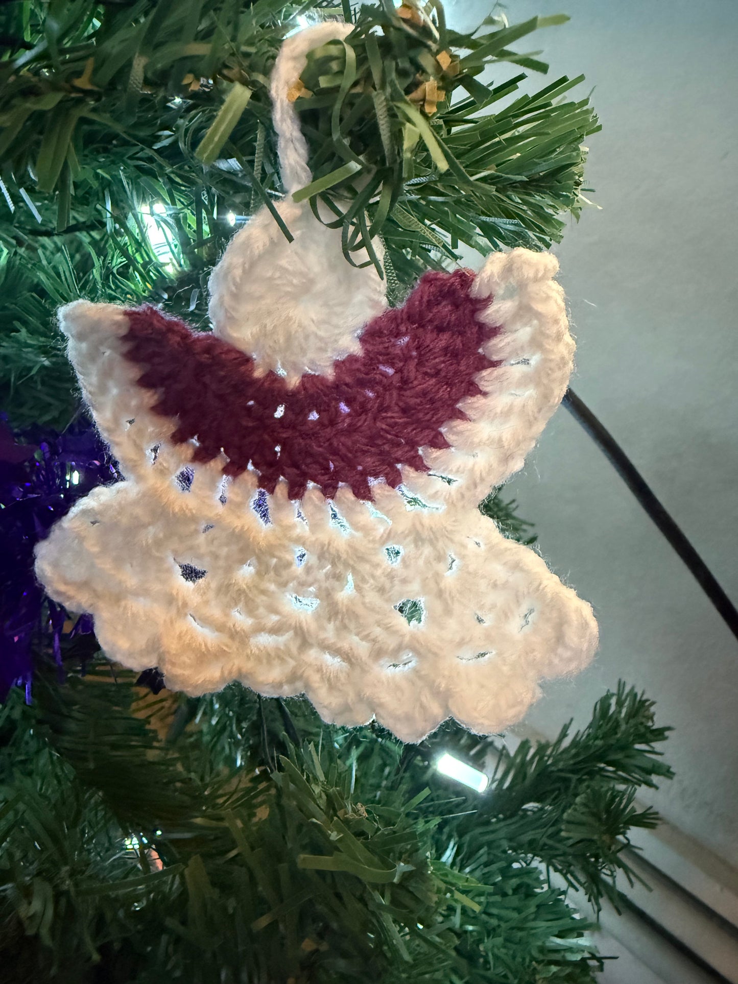 Crochet Angel Ornament