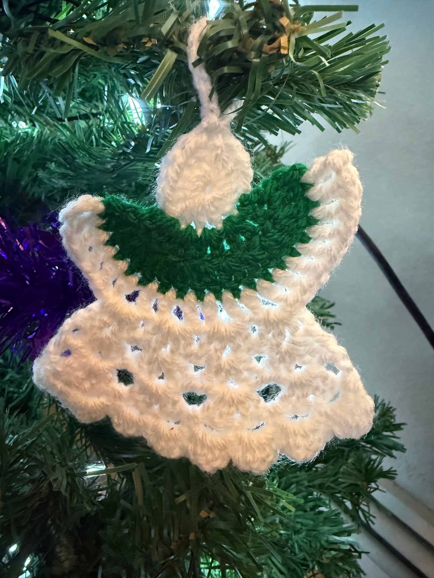 Crochet Angel Ornament