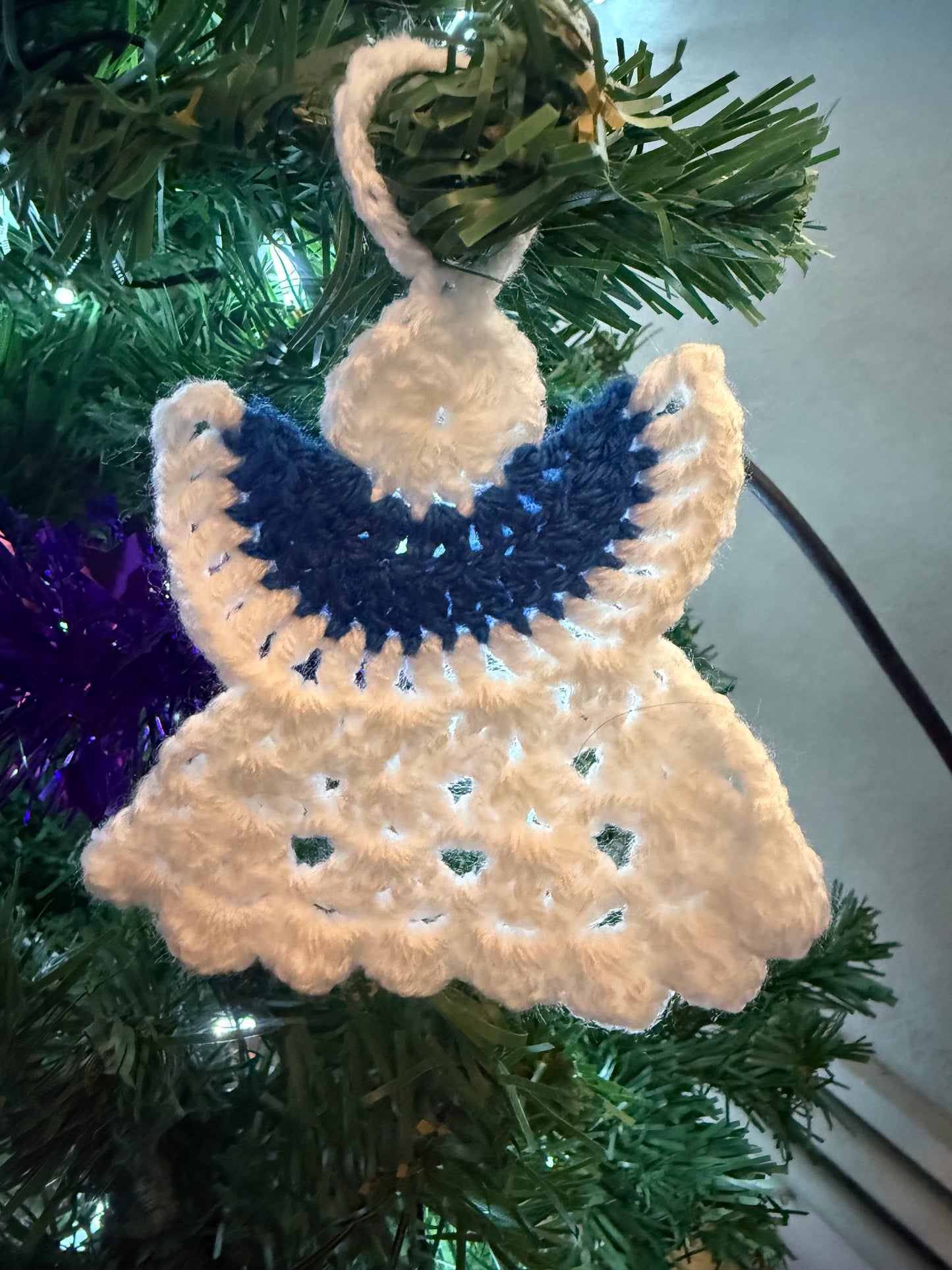 Crochet Angel Ornament