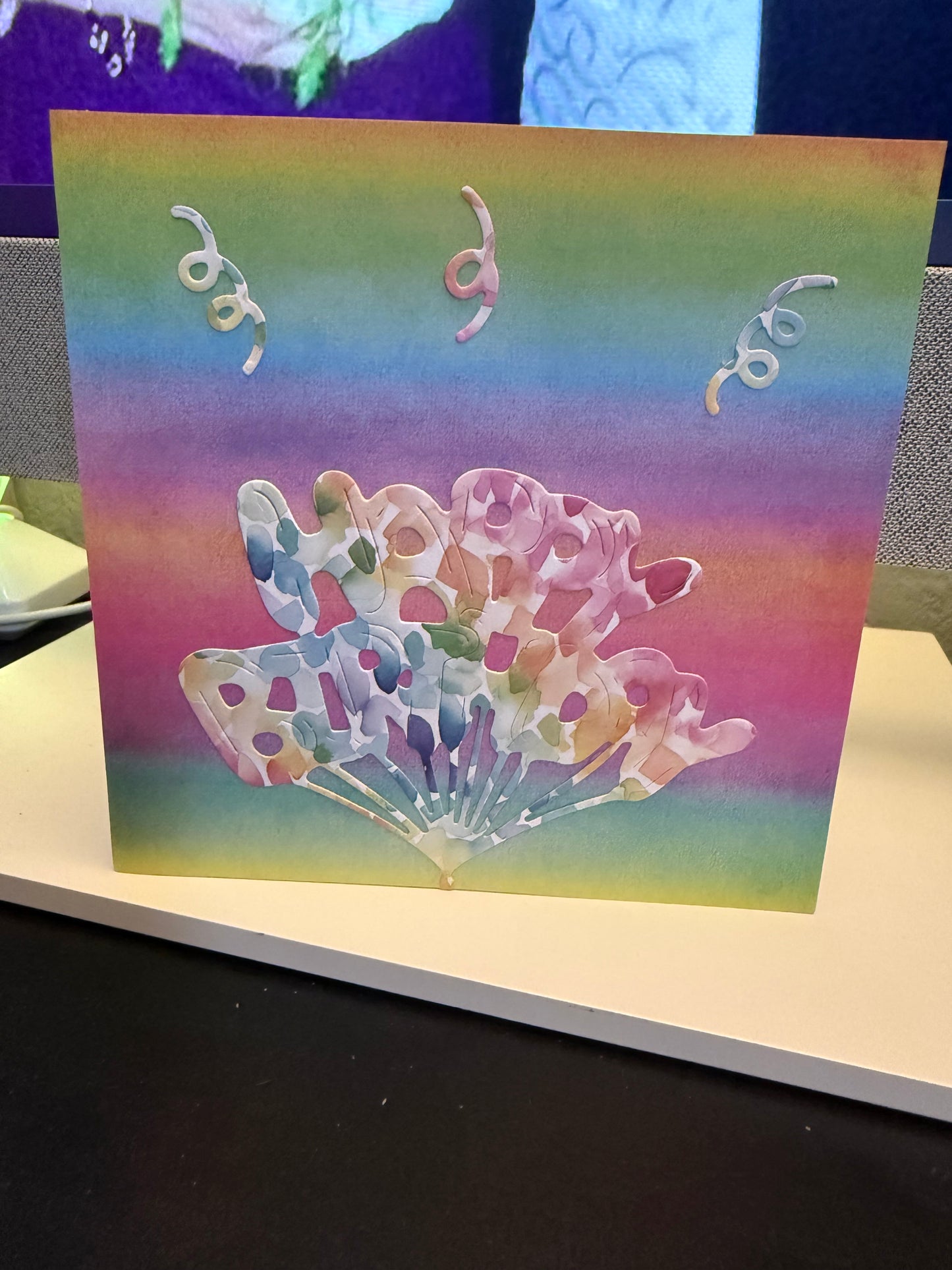 5x5in Happy Birthday Balloon Card