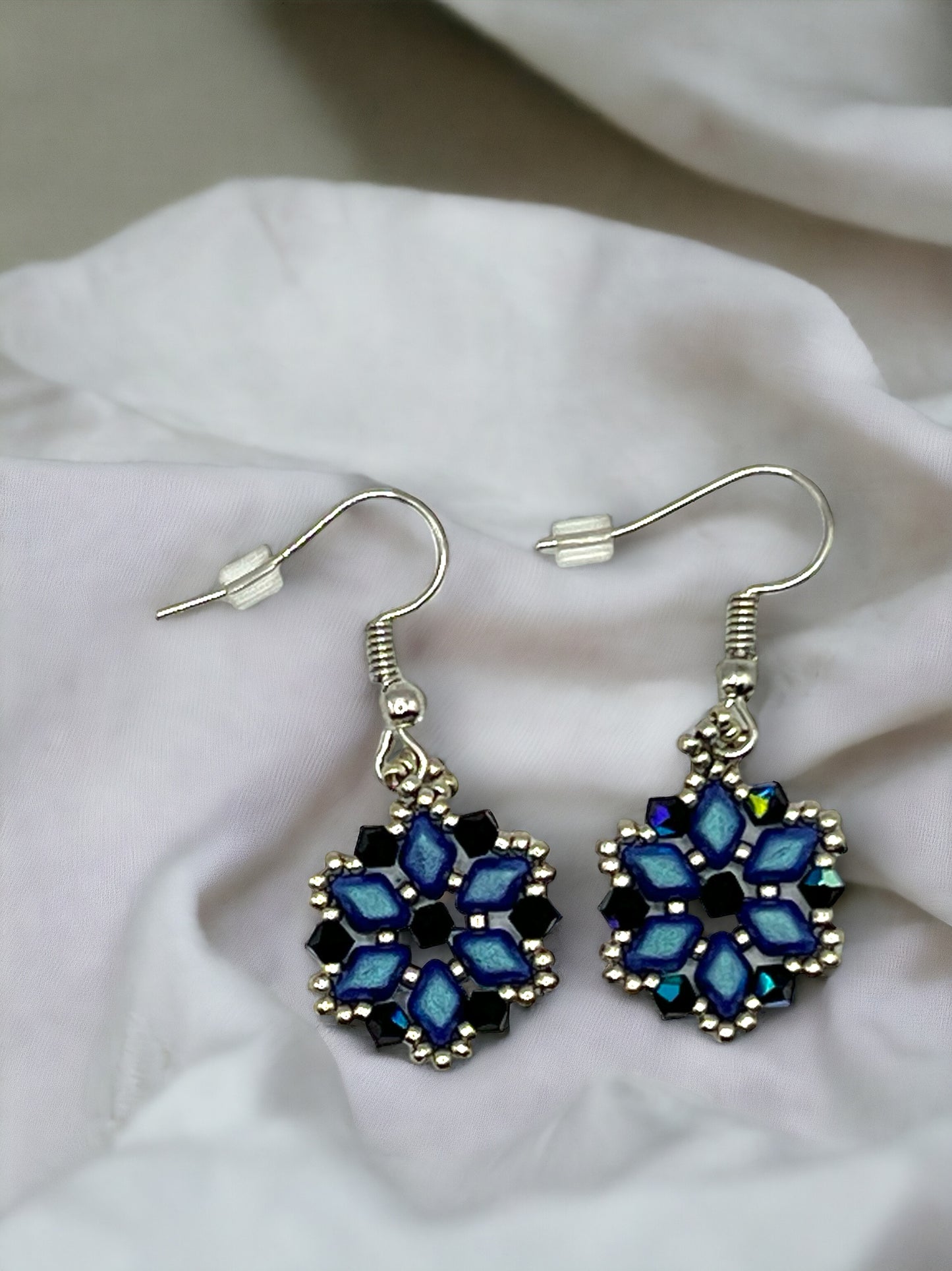 Small Snowflake Earrings