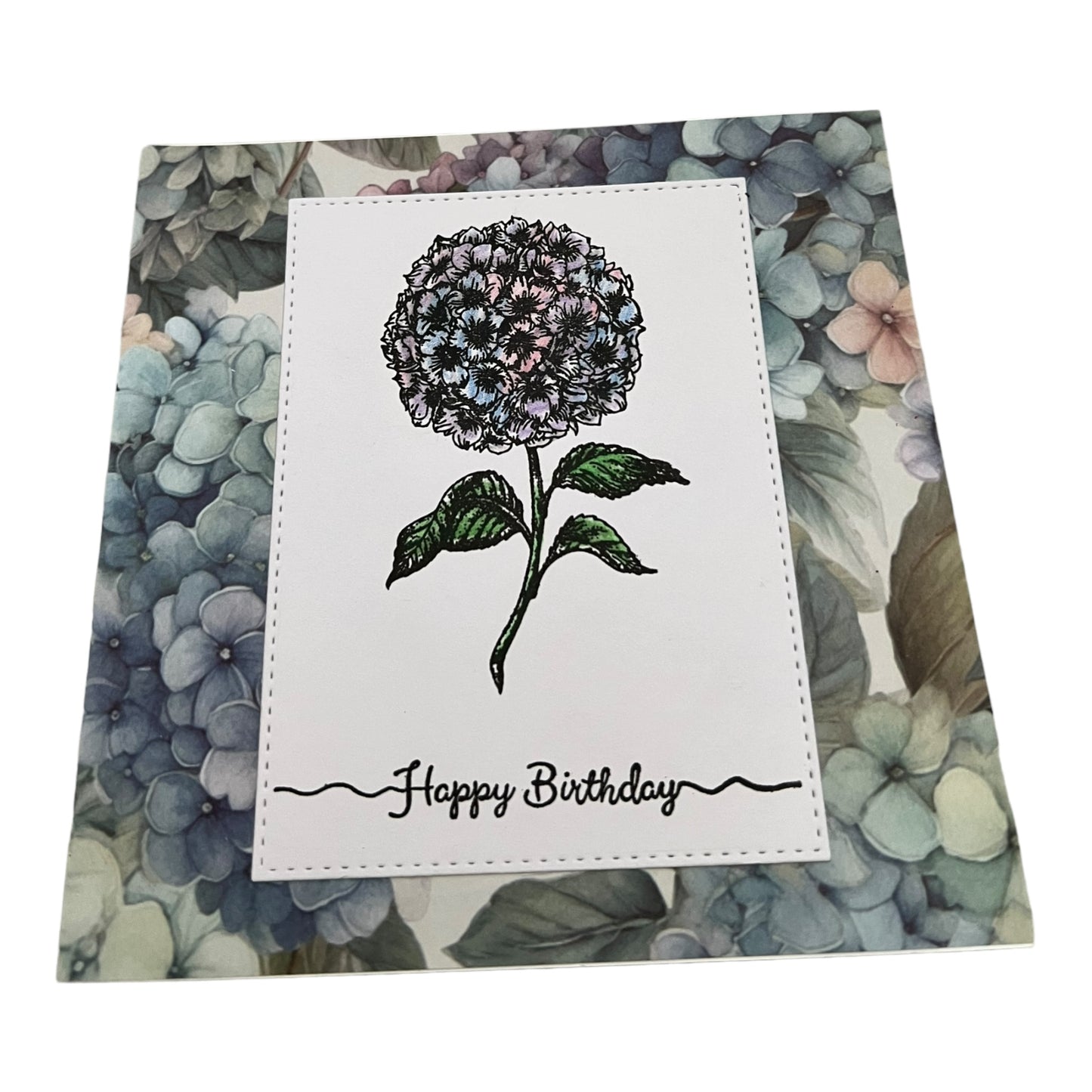 Hydrangea Birthday Card