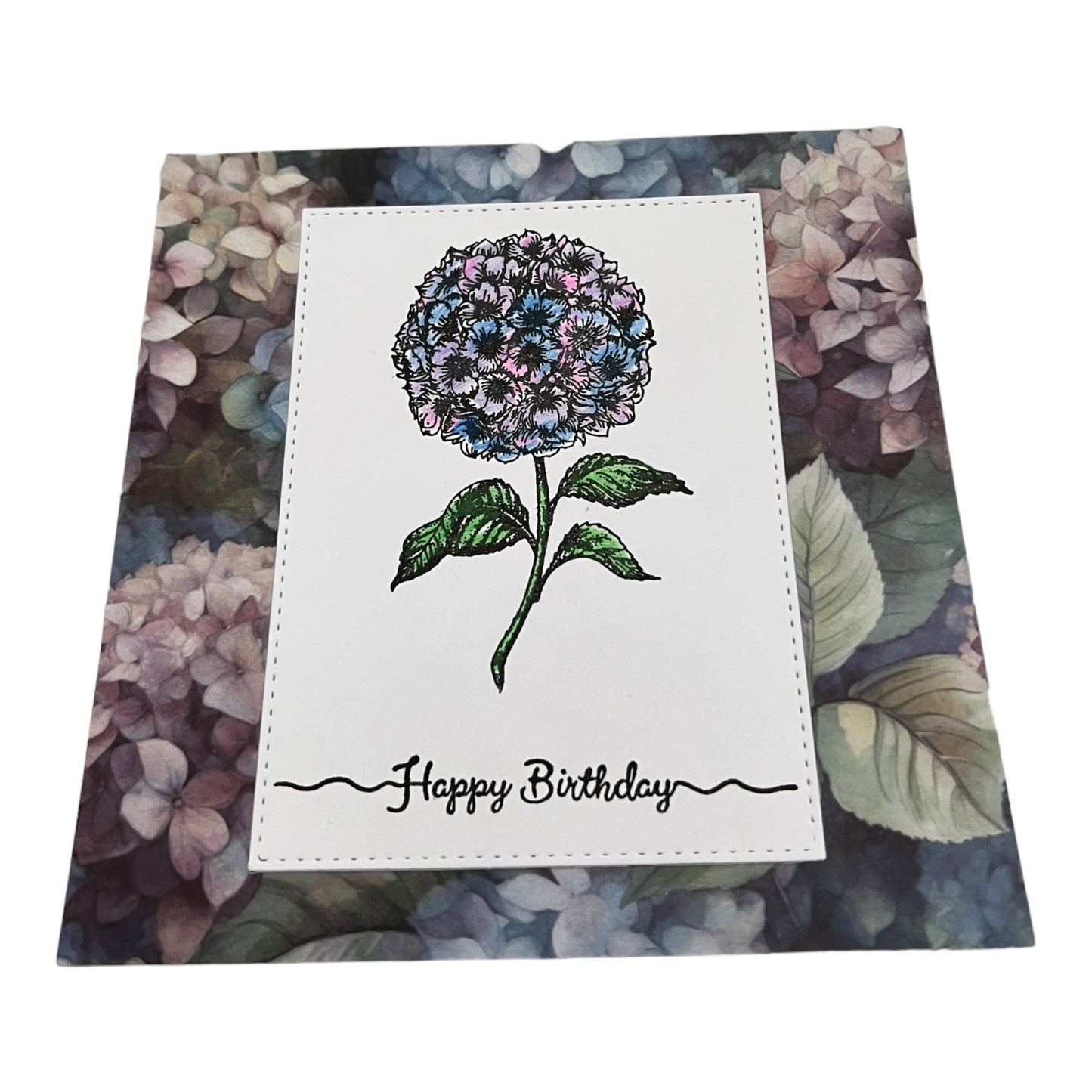 Hydrangea Birthday Card