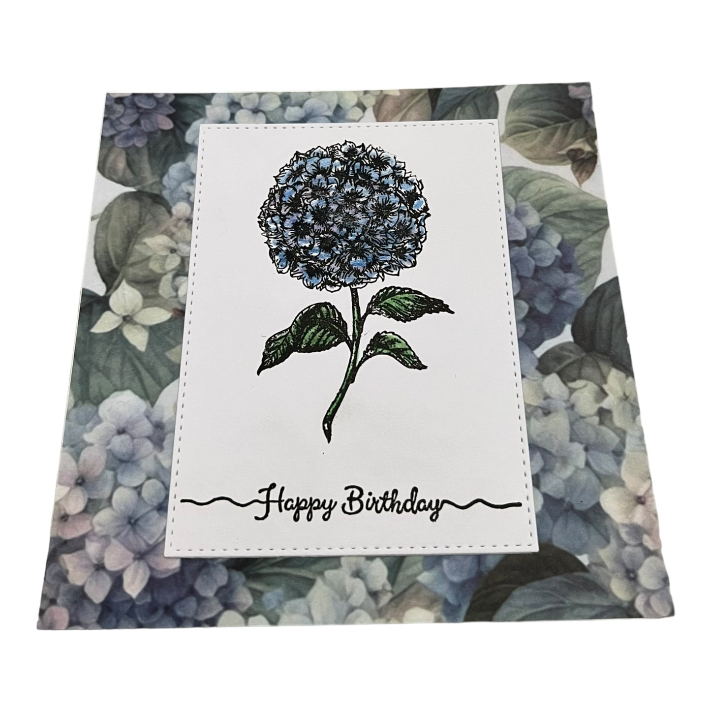 Hydrangea Birthday Card